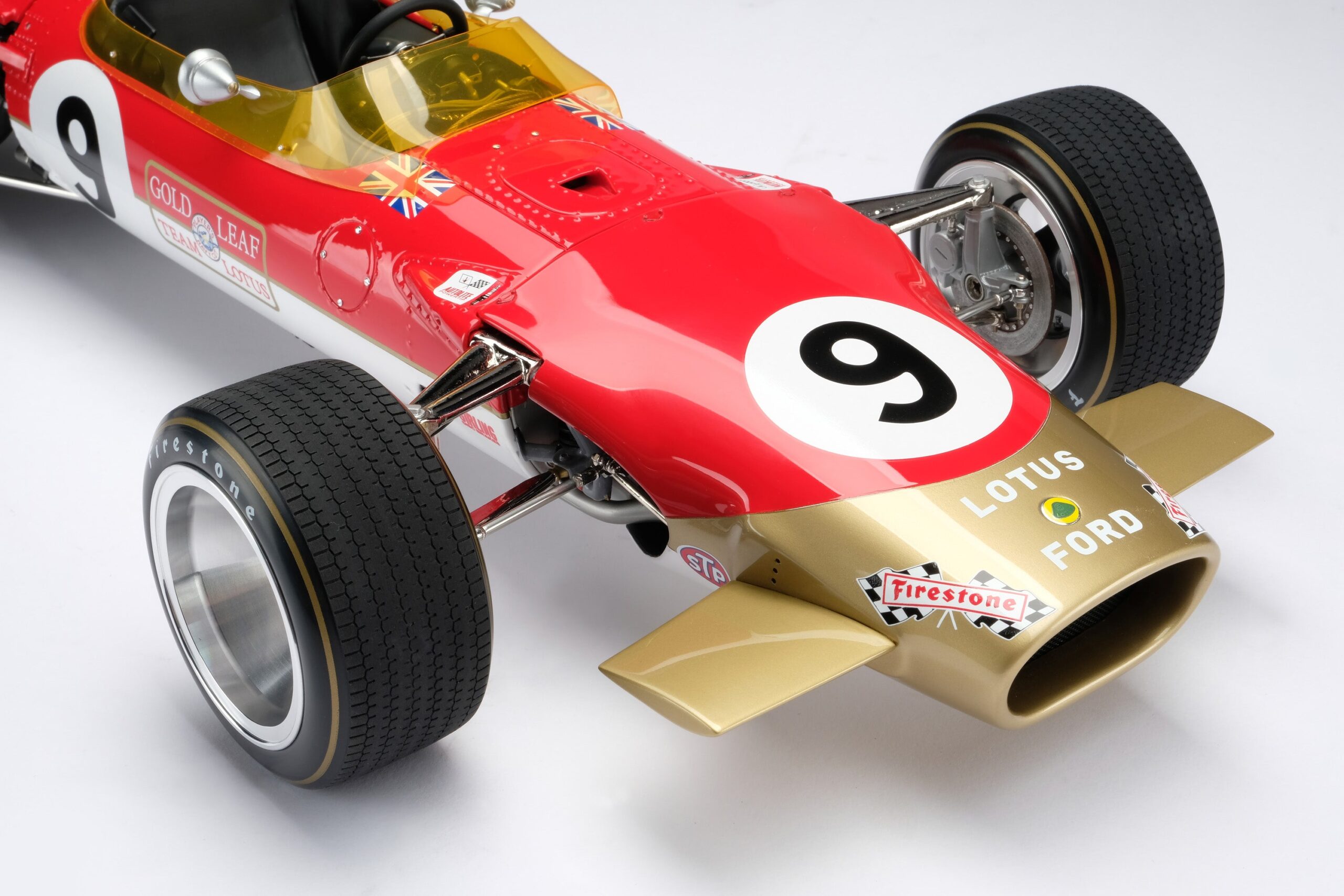 Amalgam Lotus 49B 1968 Monaco Grand Prix Winner Graham Hill - Rot | 1:8 – Bild 10