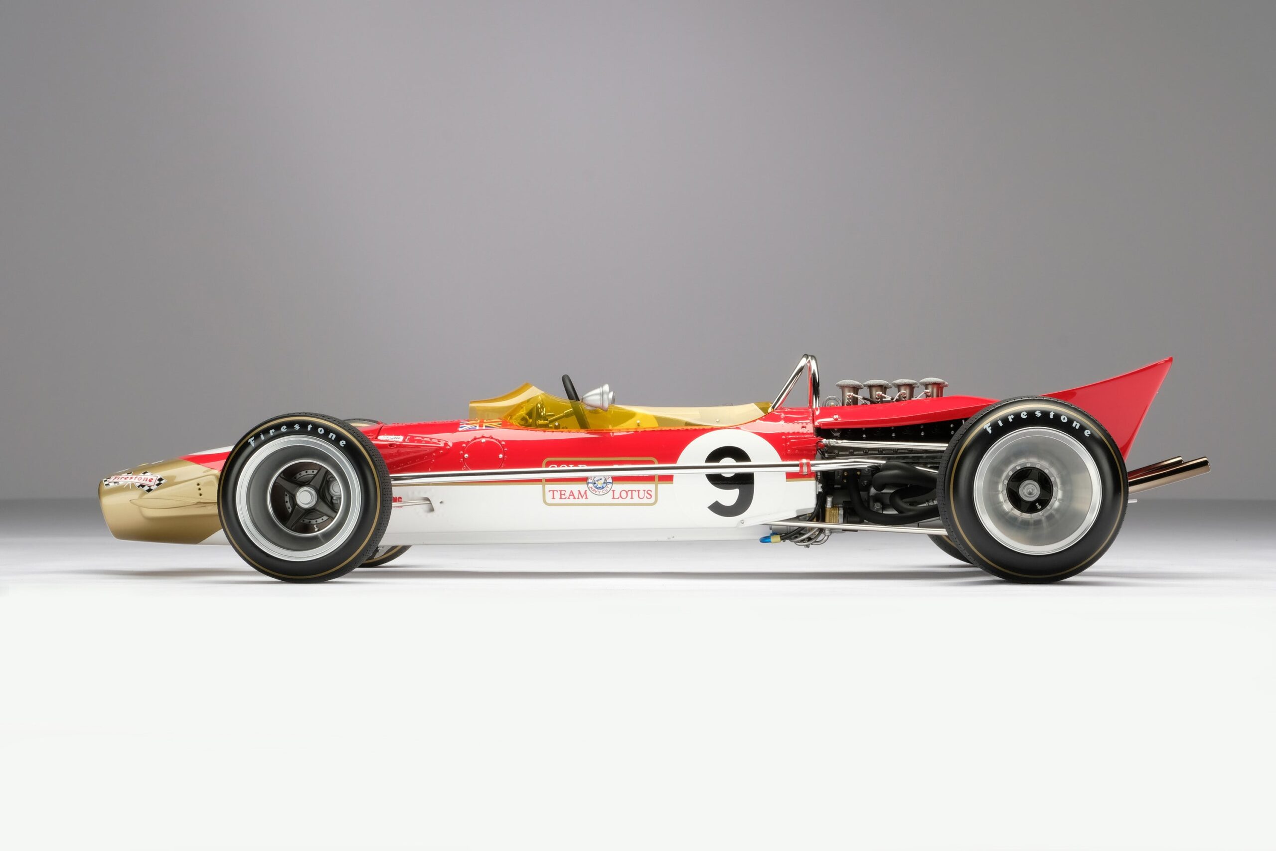 Amalgam Lotus 49B 1968 Monaco Grand Prix Winner Graham Hill - Rot | 1:8 – Bild 15