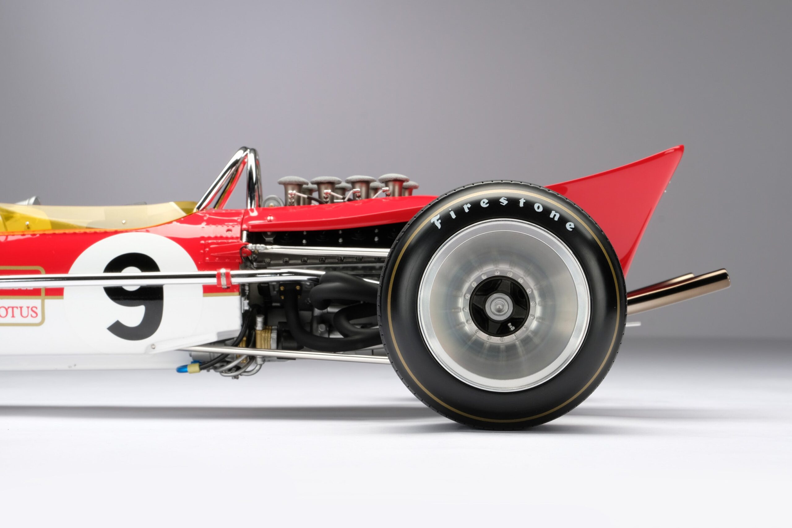 Amalgam Lotus 49B 1968 Monaco Grand Prix Winner Graham Hill - Rot | 1:8 – Bild 17