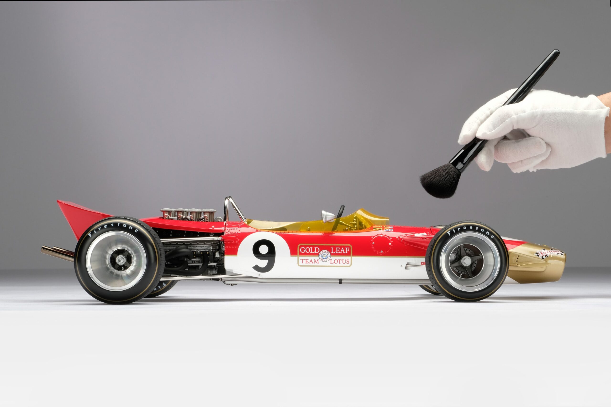 Amalgam Lotus 49B 1968 Monaco Grand Prix Winner Graham Hill - Rot | 1:8 – Bild 3