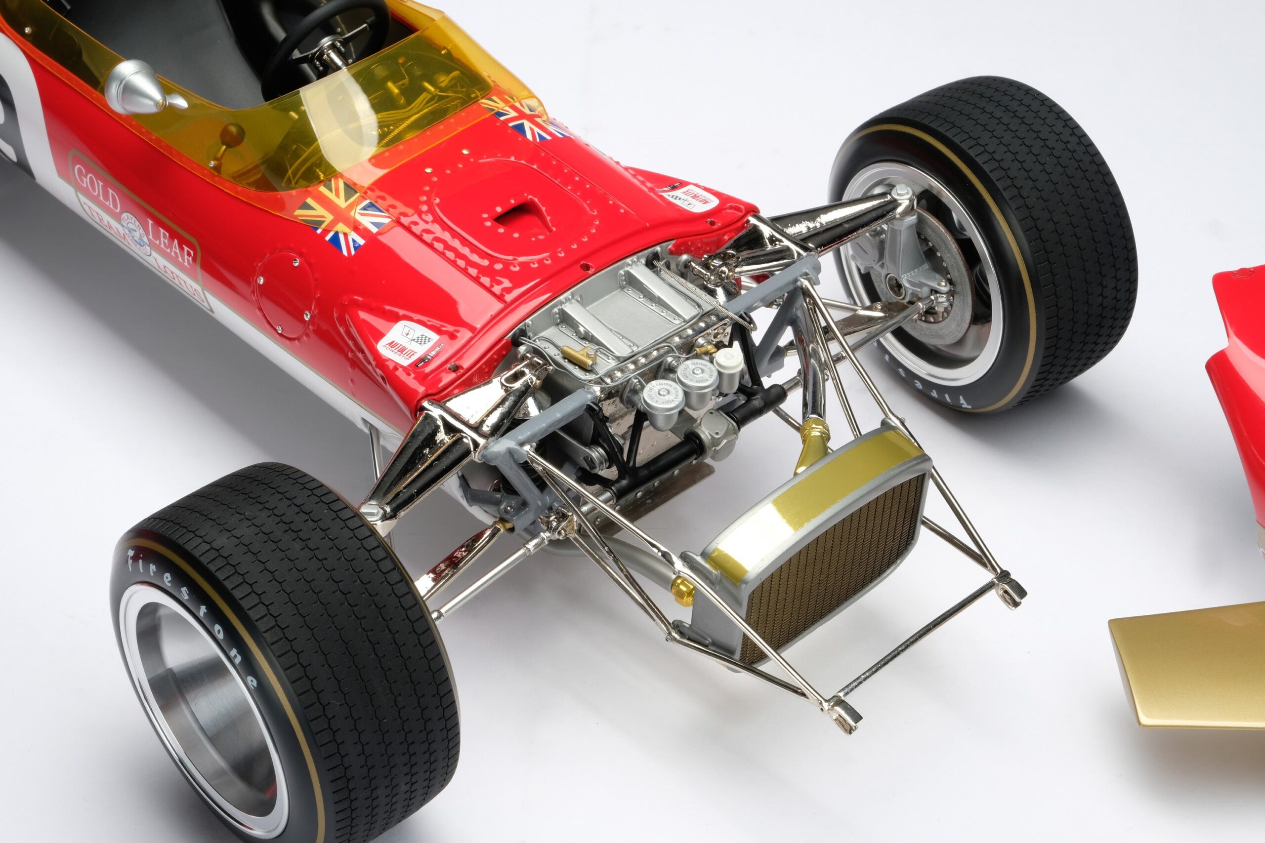 Amalgam Lotus 49B 1968 Monaco Grand Prix Winner Graham Hill - Rot | 1:8 – Bild 6