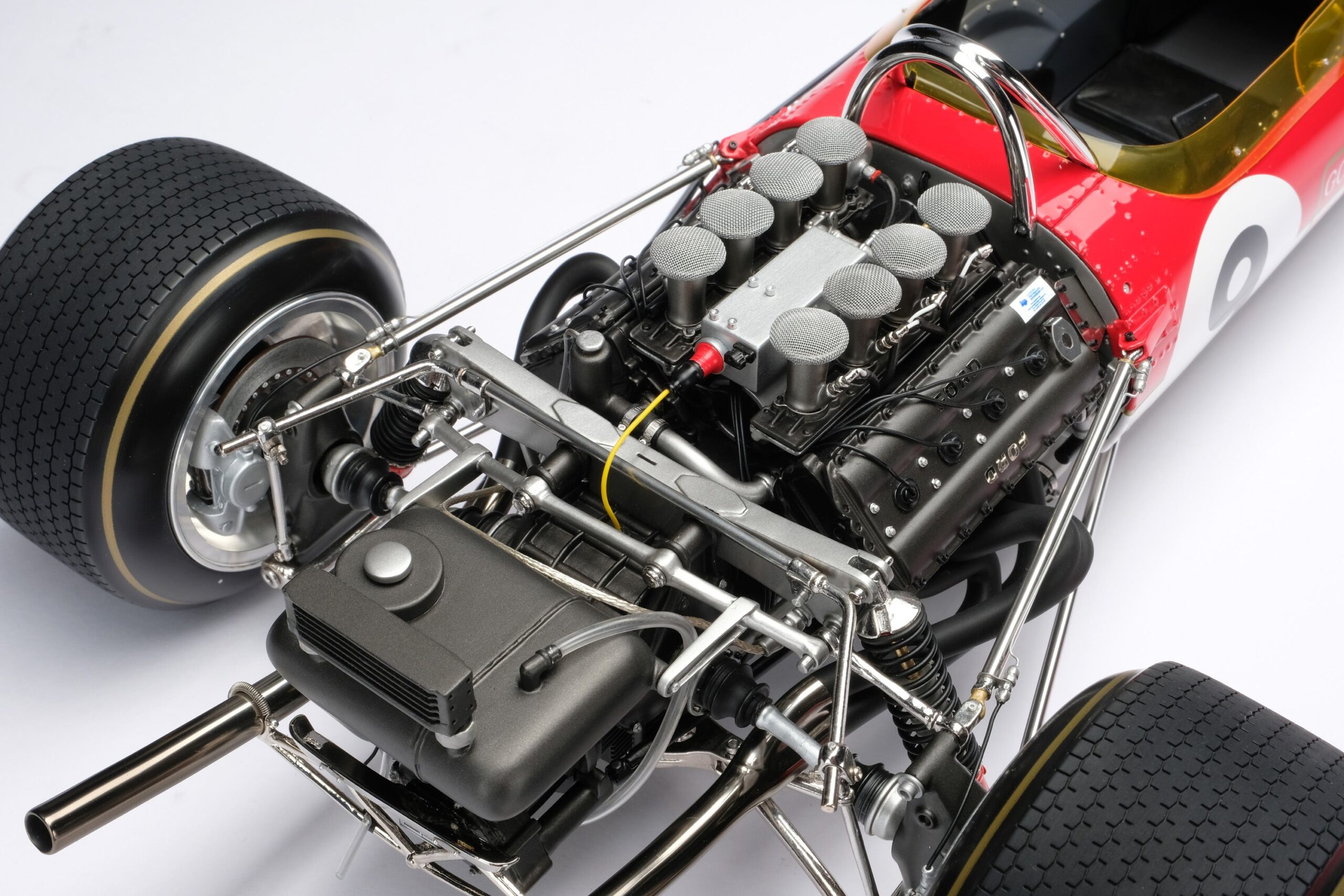 Amalgam Lotus 49B 1968 Monaco Grand Prix Winner Graham Hill - Rot | 1:8 – Bild 7