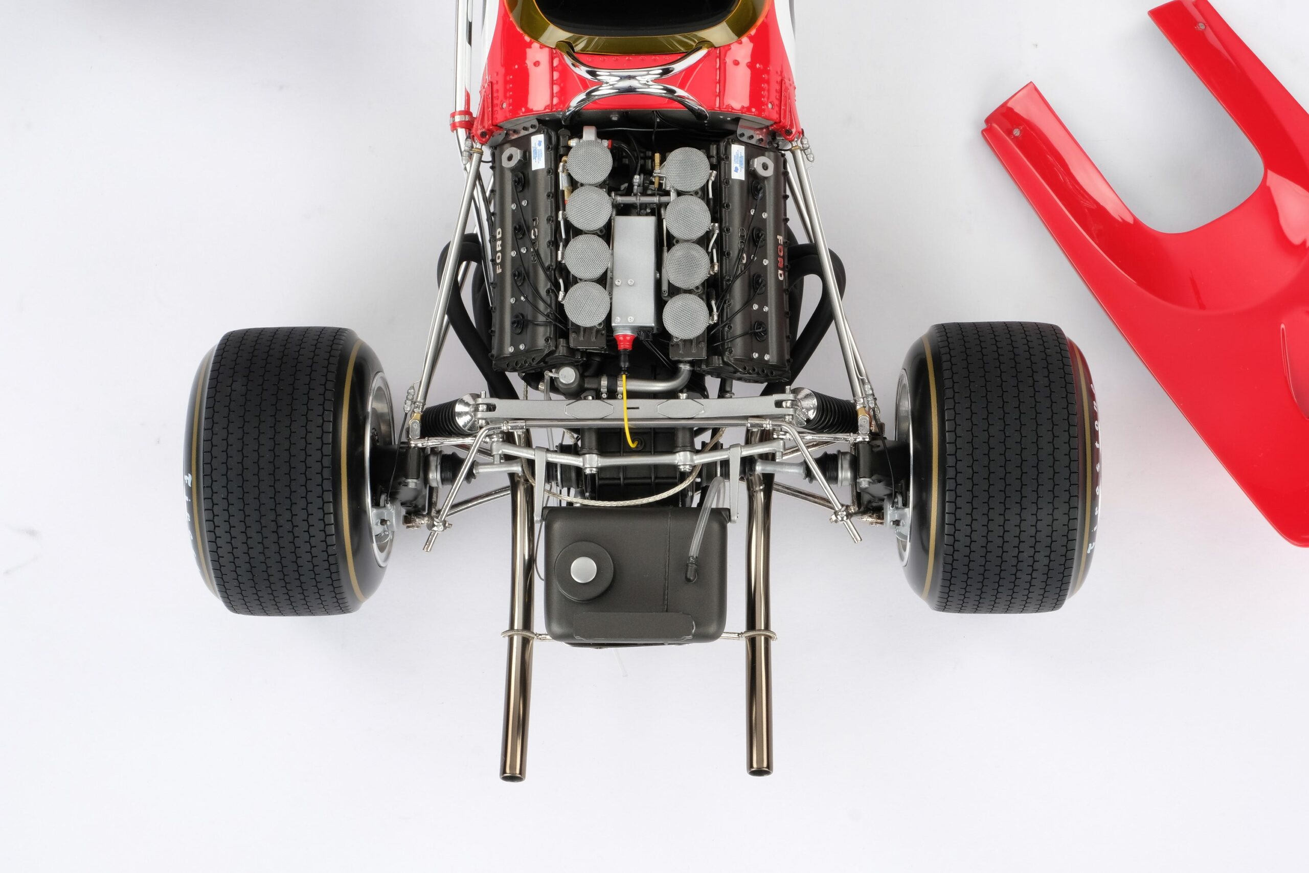 Amalgam Lotus 49B 1968 Monaco Grand Prix Winner Graham Hill - Rot | 1:8 – Bild 12