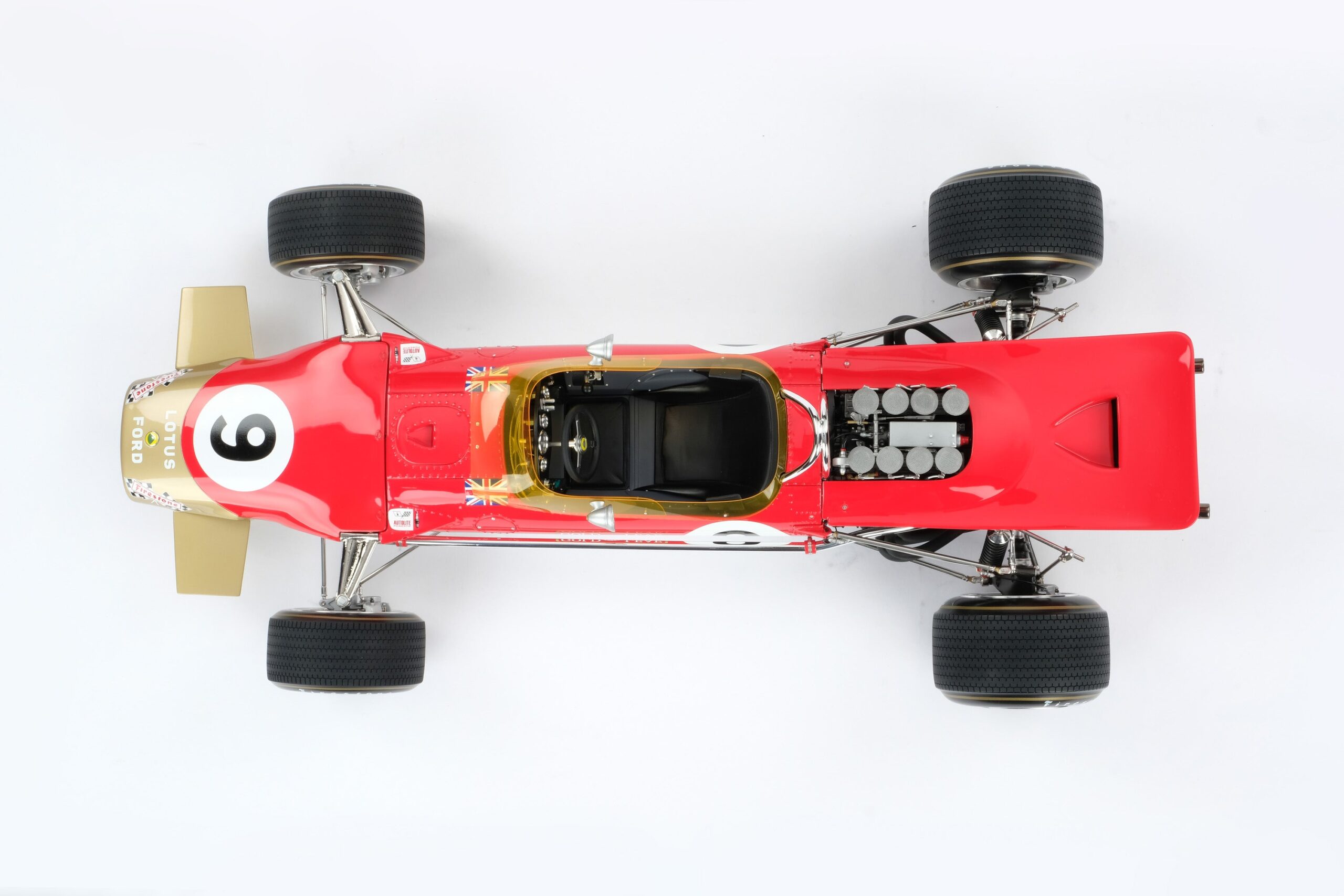 Amalgam Lotus 49B 1968 Monaco Grand Prix Winner Graham Hill - Rot | 1:8 – Bild 19
