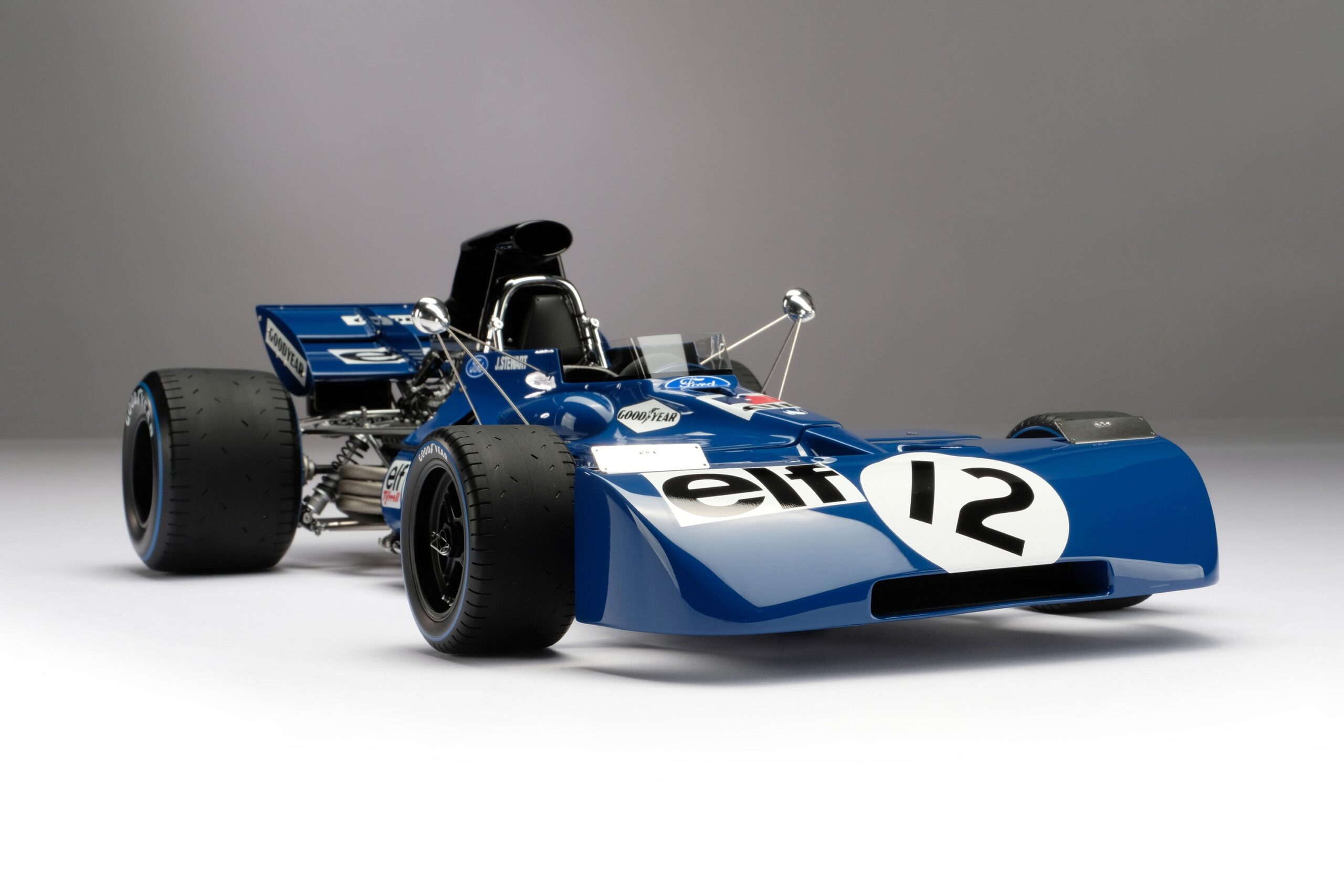 Amalgam Tyrrell 003 1971 Gran Premio di Gran Bretagna - Blau | 1:8