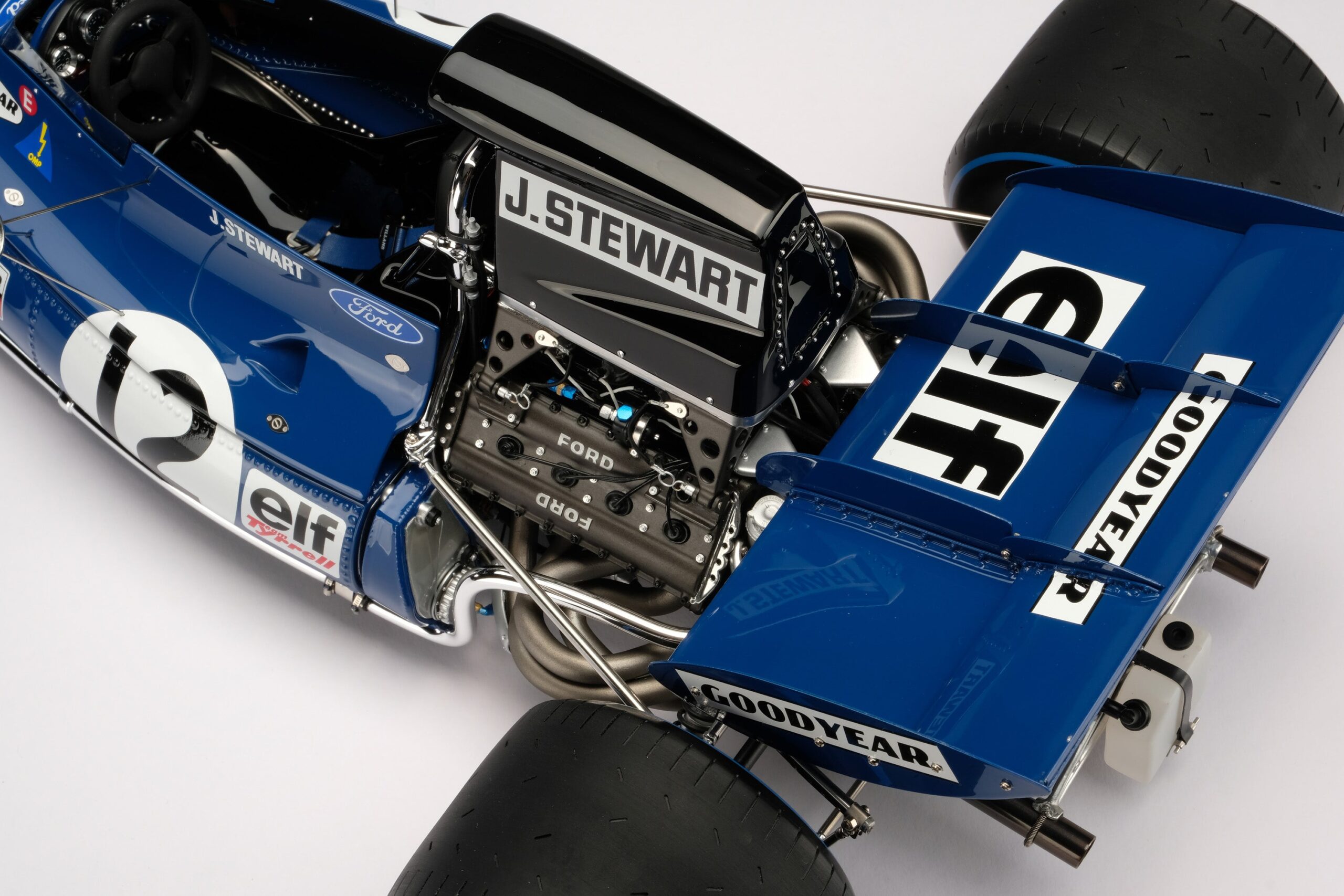 Amalgam Tyrrell 003 1971 British Grand Prix - Blau | 1:8 - Immagine 5
