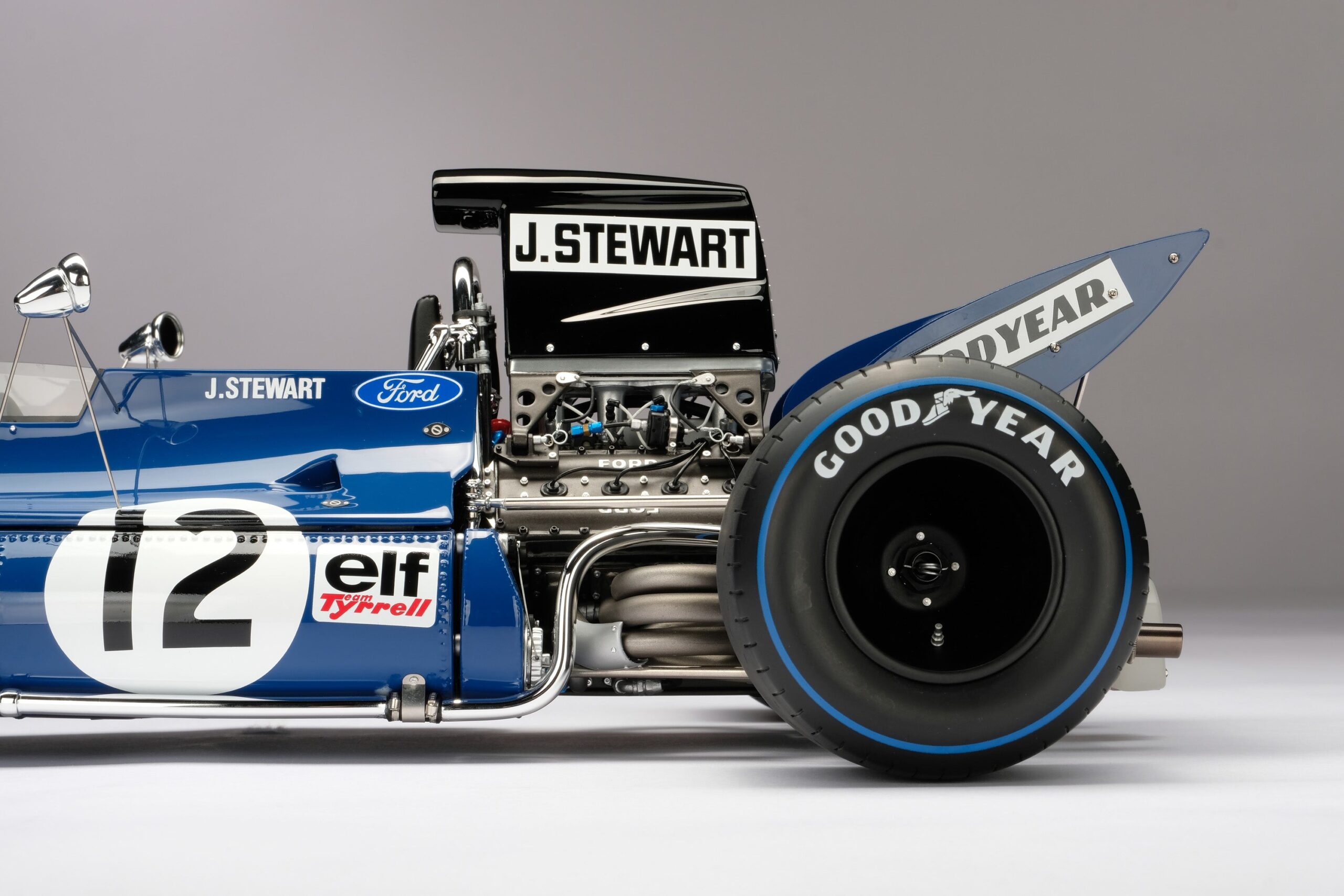 Amalgam Tyrrell 003 1971 British Grand Prix - Blau | 1:8 - Immagine 20