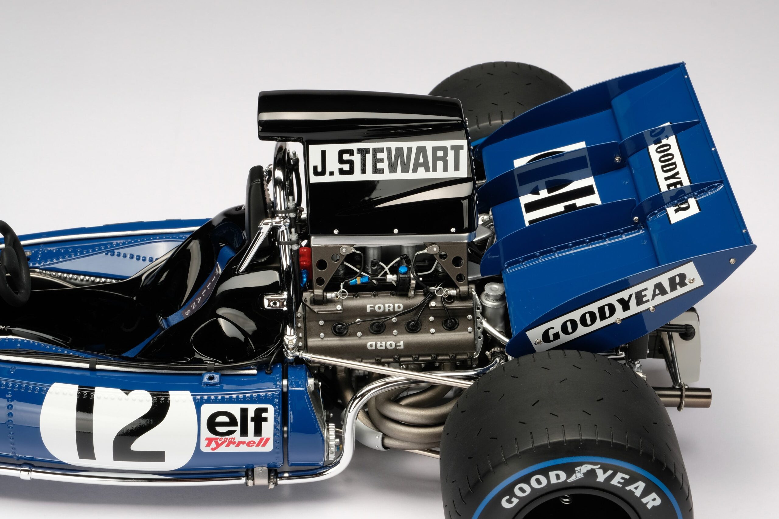 Amalgam Tyrrell 003 1971 British Grand Prix - Blau | 1:8 - Immagine 21
