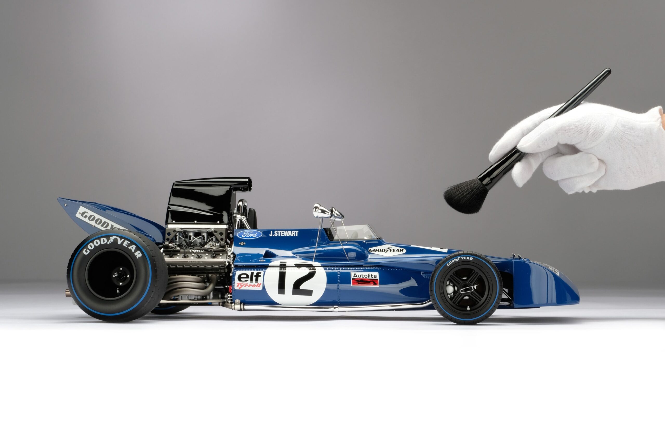 Amalgam Tyrrell 003 1971 British Grand Prix - Blau | 1:8 - Immagine 3