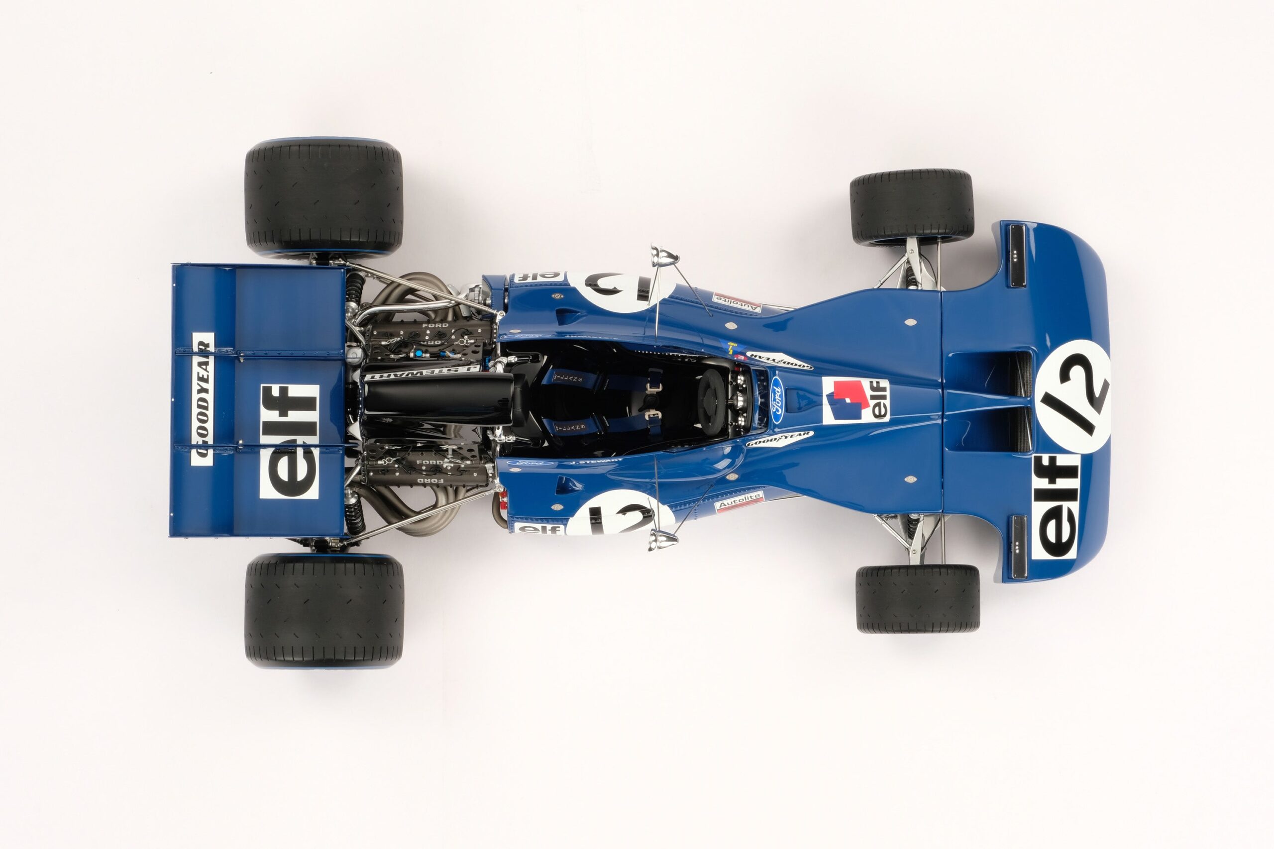 Amalgam Tyrrell 003 1971 British Grand Prix - Blau | 1:8 - Immagine 22