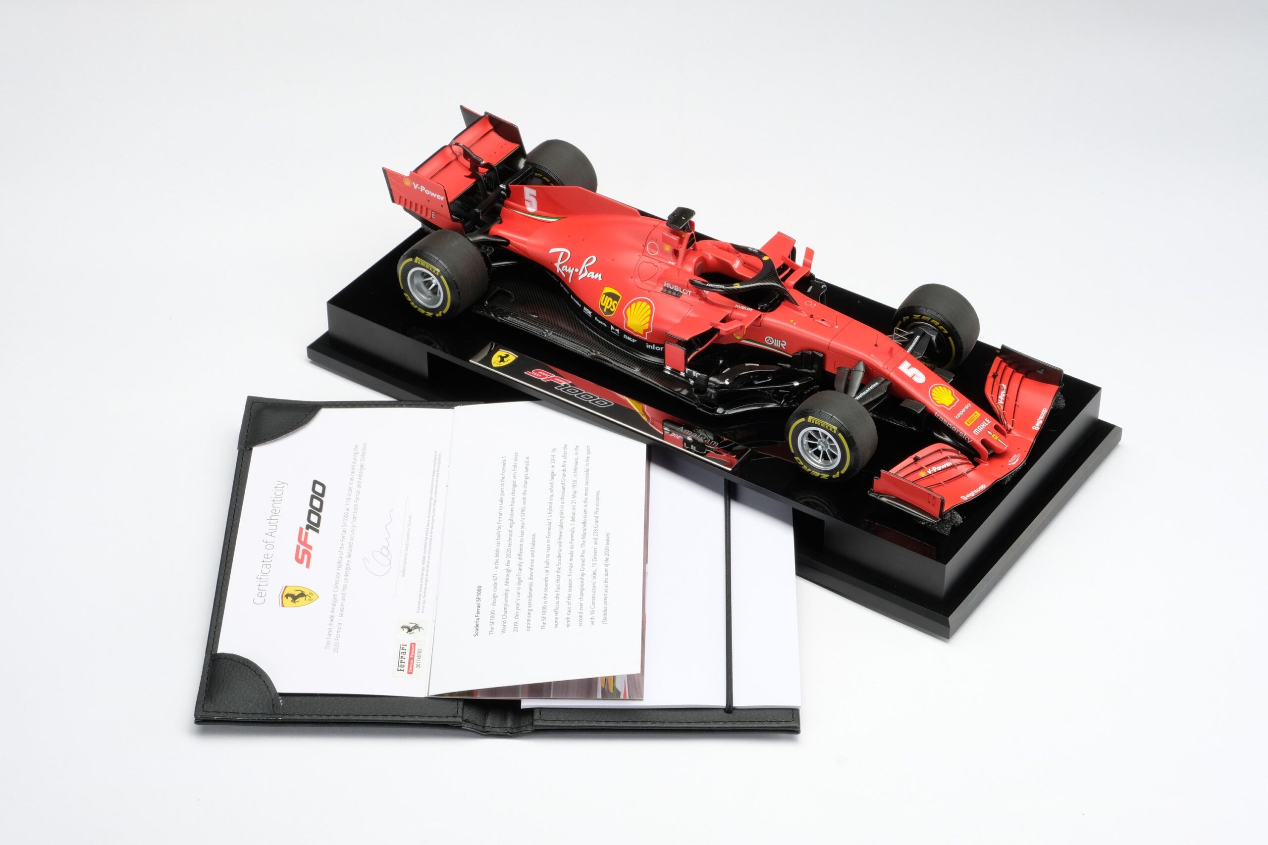 Amalgam Ferrari SF1000 2020 Formel 1 Saison - Rot | 1:18 – Bild 24
