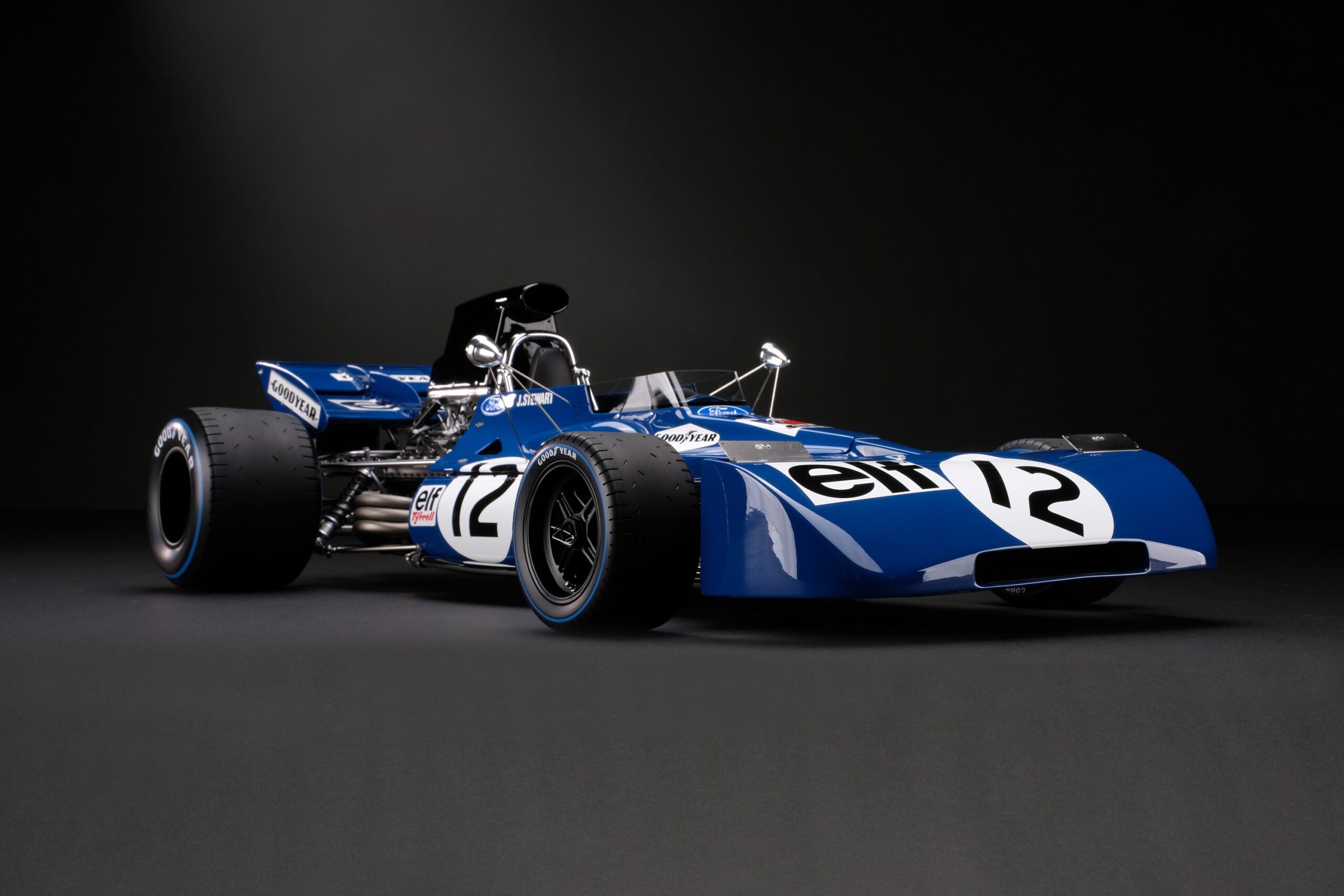 Amalgam Tyrrell 003 1971 British Grand Prix - Blau | 1:8 - Immagine 25