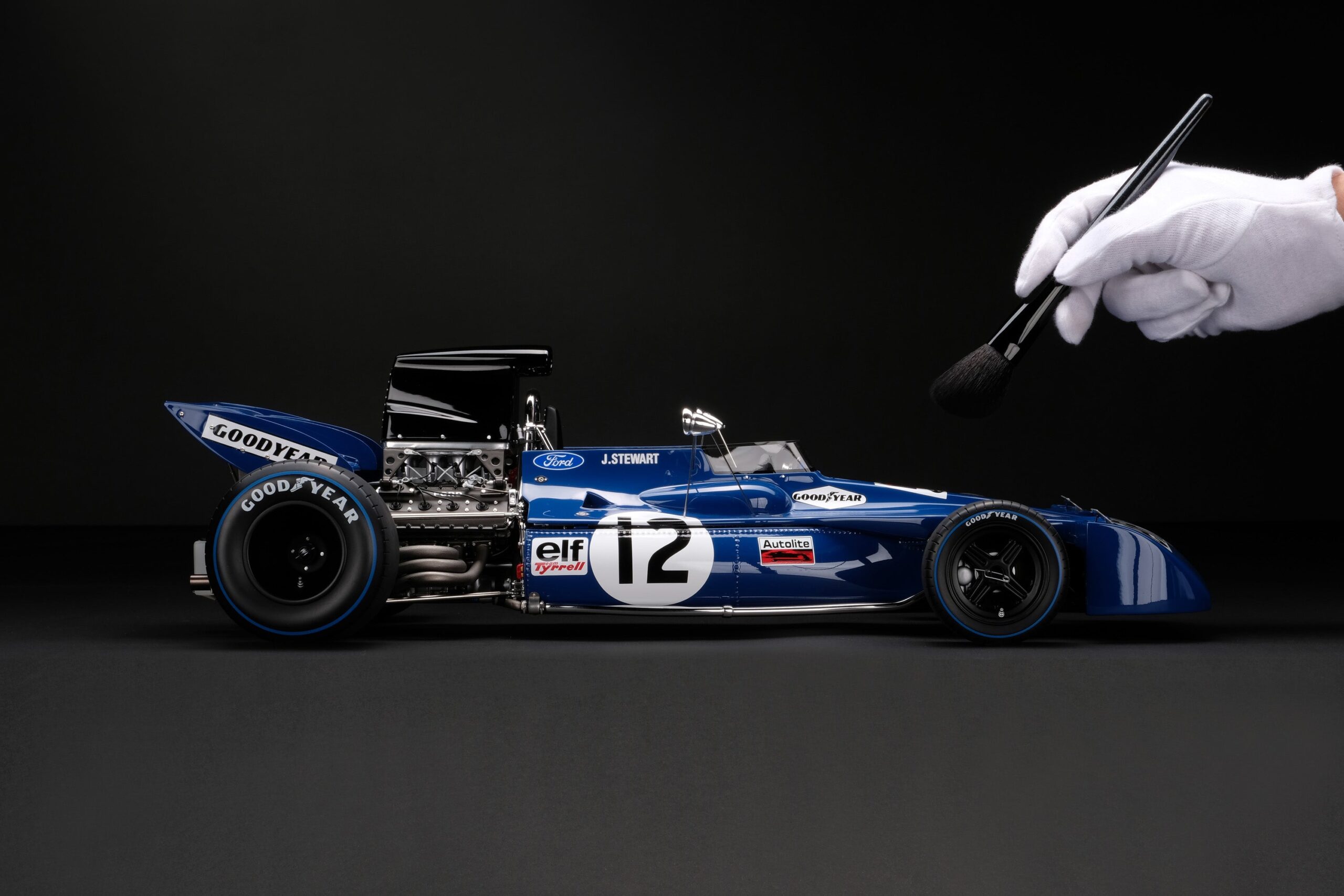 Amalgam Tyrrell 003 1971 British Grand Prix - Blau | 1:8 - Immagine 26