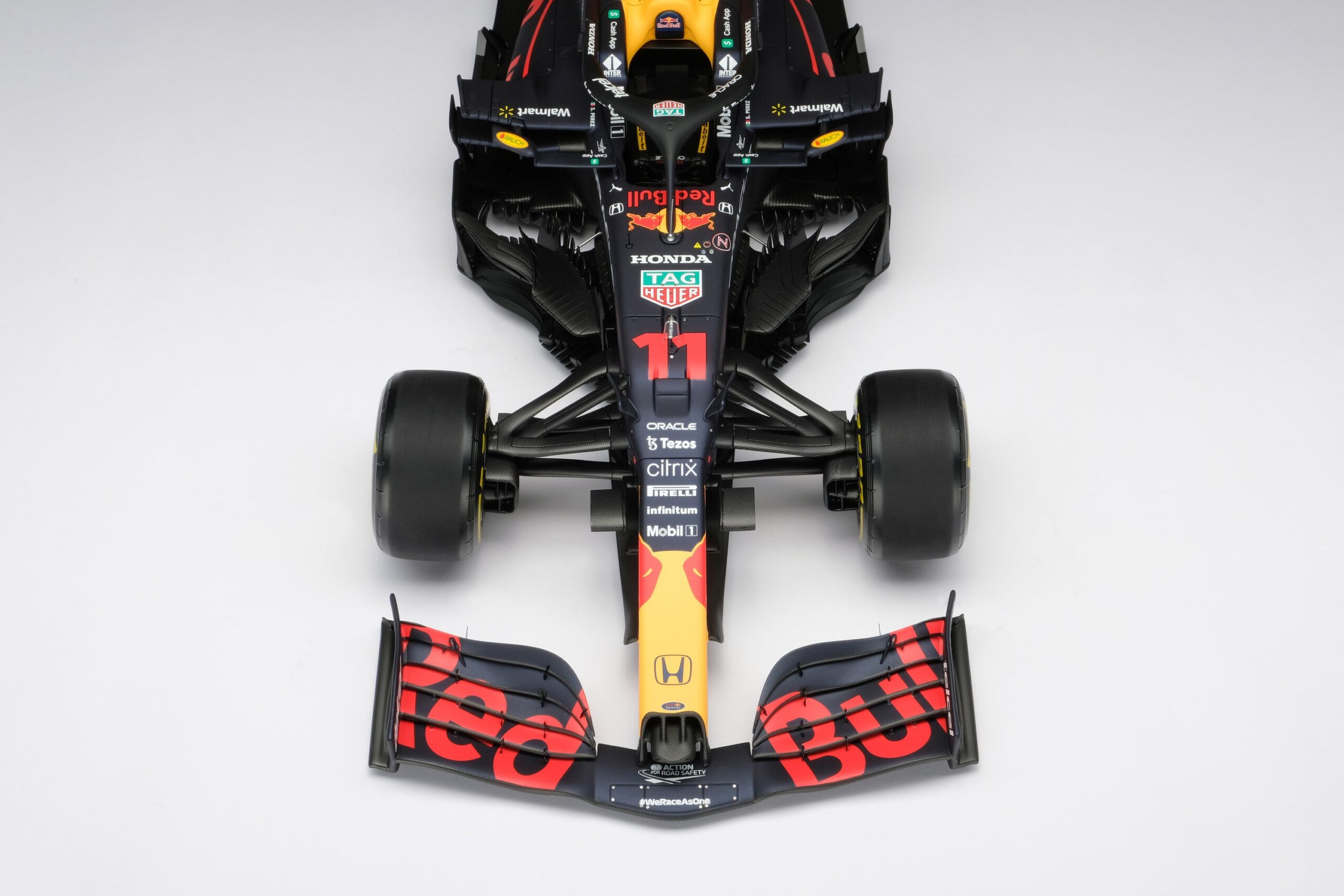 Amalgam Red Bull Racing Honda RB16B 2021 Abu Dhabi Grand Prix | 1:8 - Immagine 7