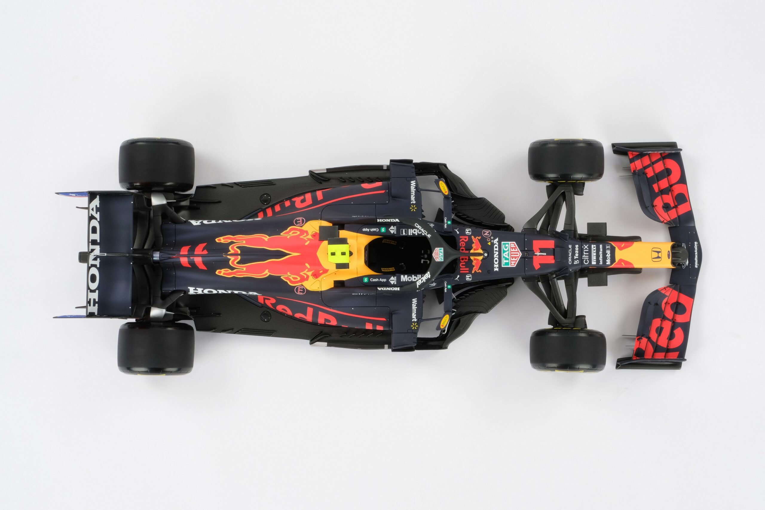 Amalgam Red Bull Racing Honda RB16B 2021 Abu Dhabi Grand Prix | 1:8 - Immagine 13