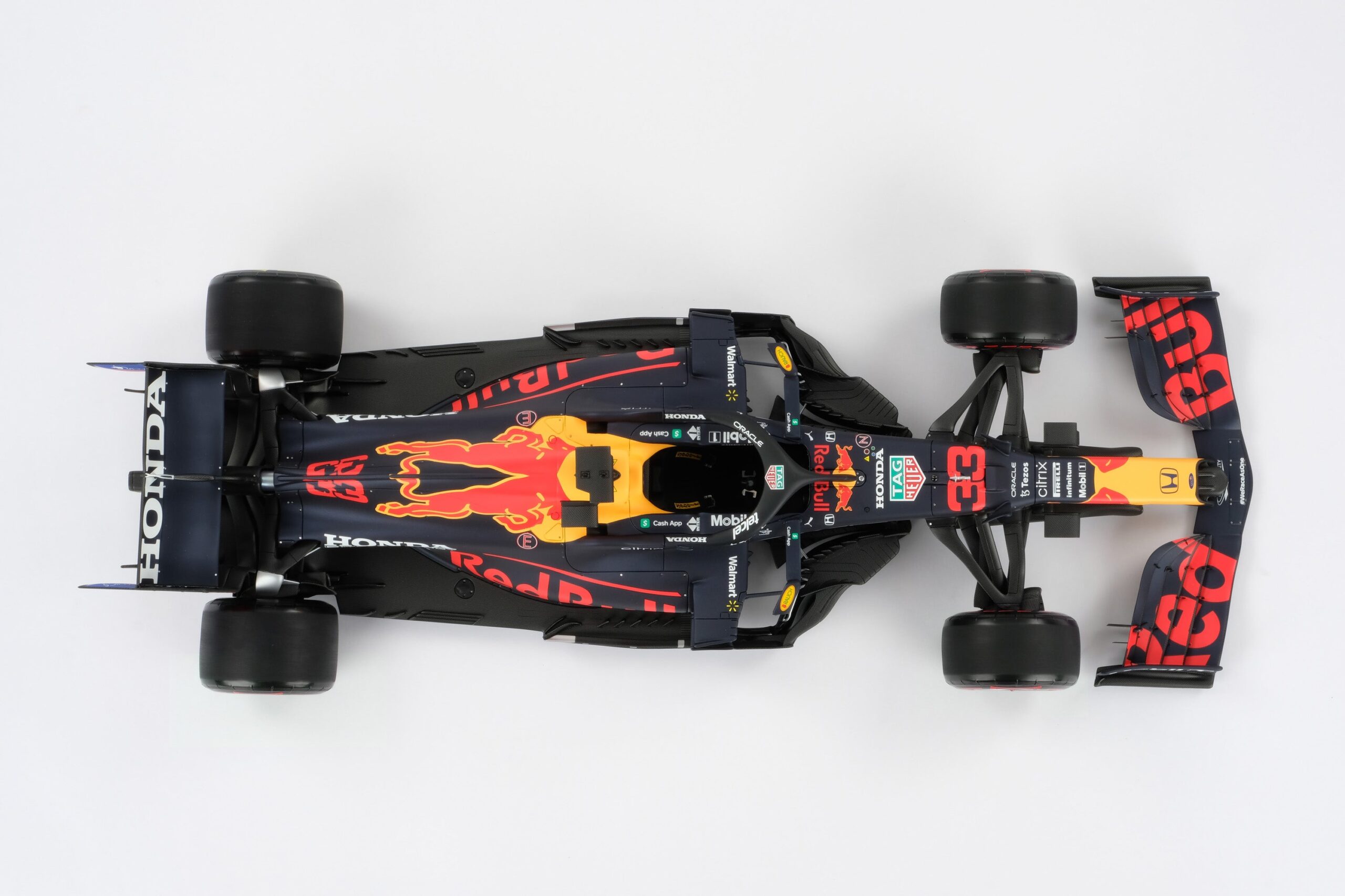 Amalgam Red Bull Racing Honda RB16B 2021 Abu Dhabi Grand Prix | 1:8 - Immagine 33