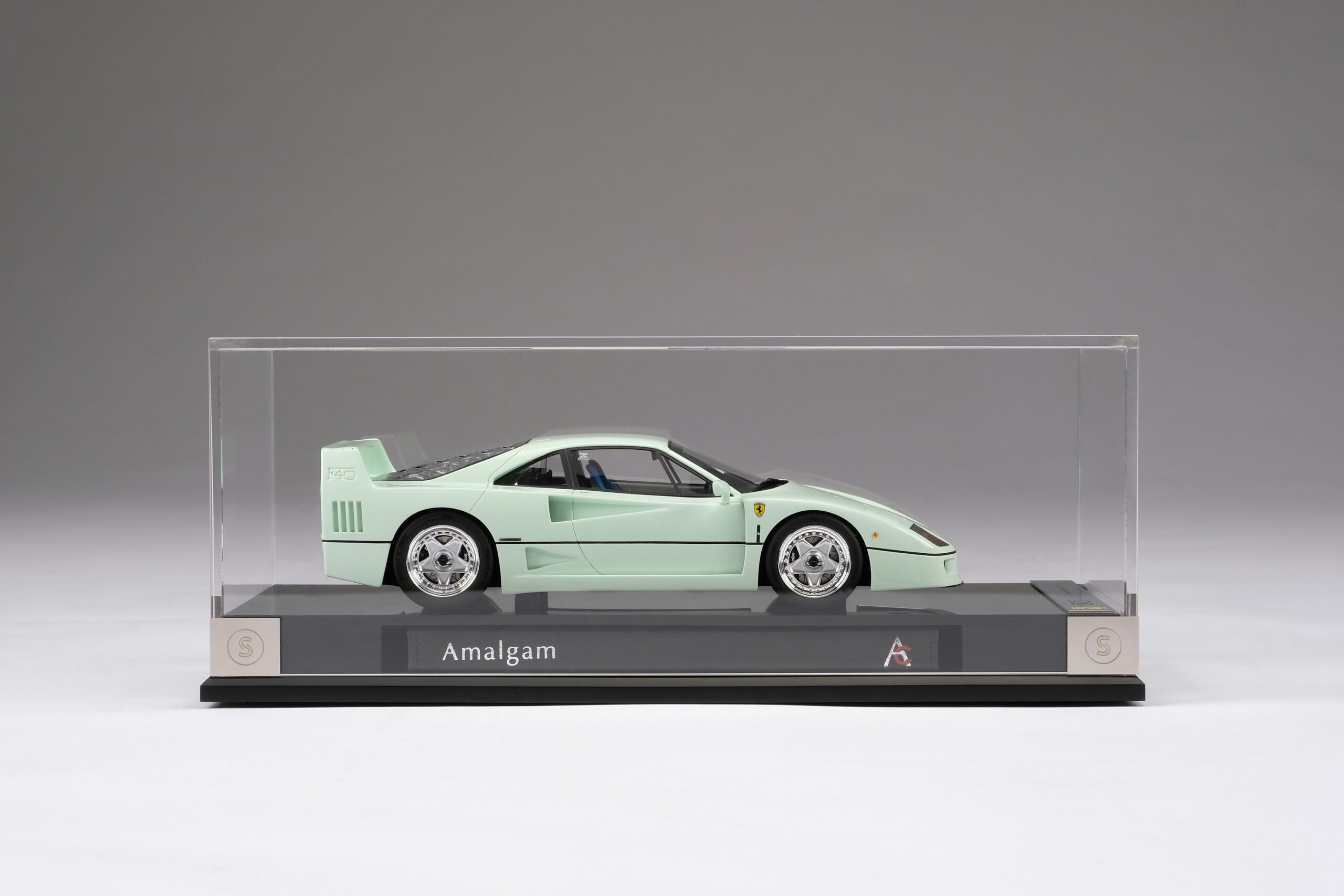 Amalgam Ferrari F40 Schaltkulisse 'Minty Forty' - Mintgrün | 1:18 - 画像6