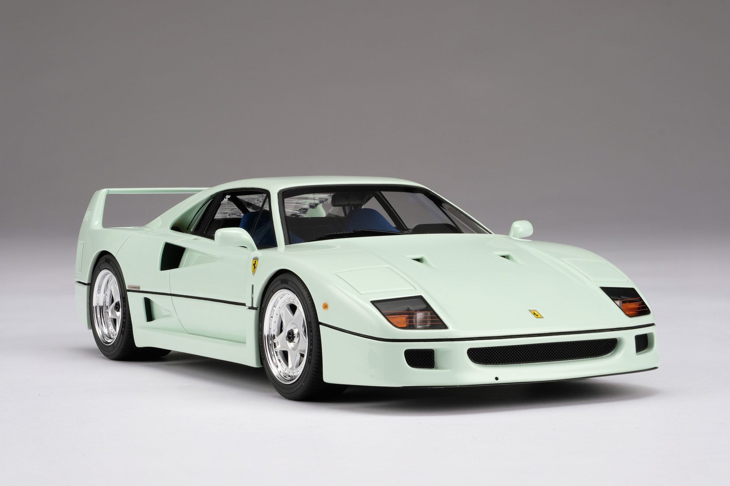 Amalgam Ferrari F40 Schaltkulisse 'Minty Forty' - Mintgrün | 1:18 - 画像11