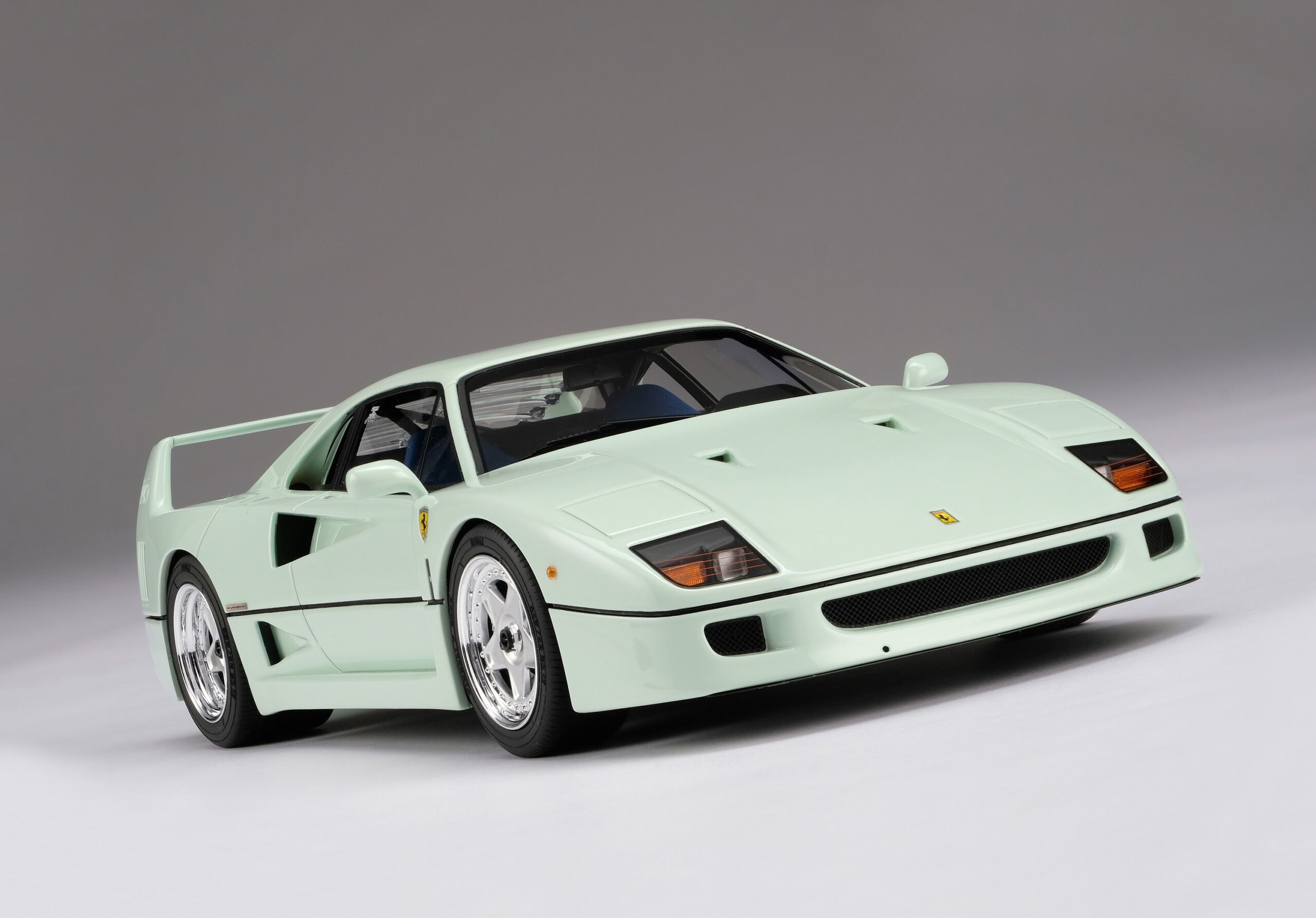 Amalgam Ferrari F40 Schaltkulisse 'Minty Forty' - Mintgrün | 1:18 - 画像5