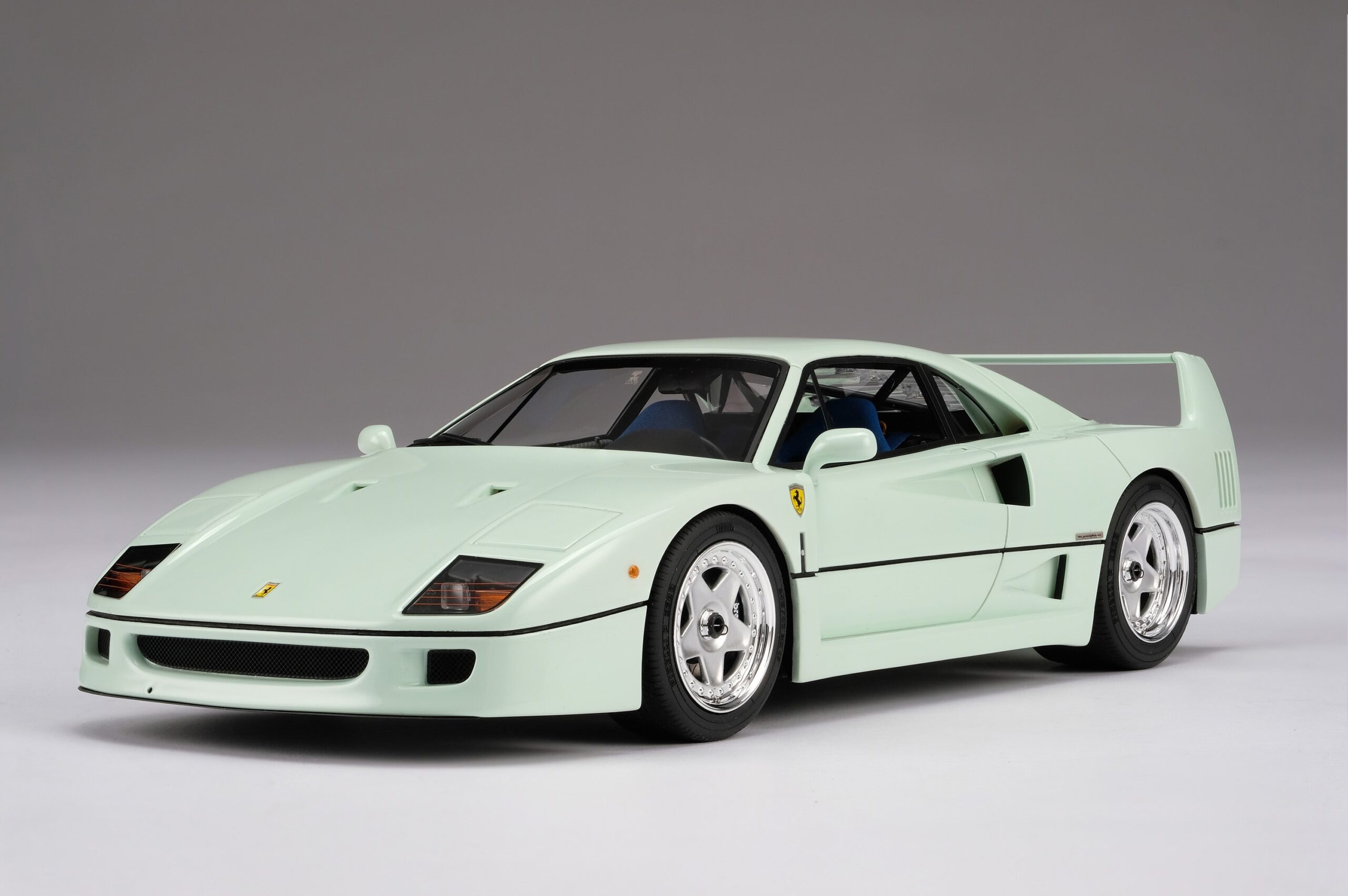 Amalgam Ferrari F40 Schaltkulisse 'Minty Forty' - Mintgrün | 1:18 - 画像17