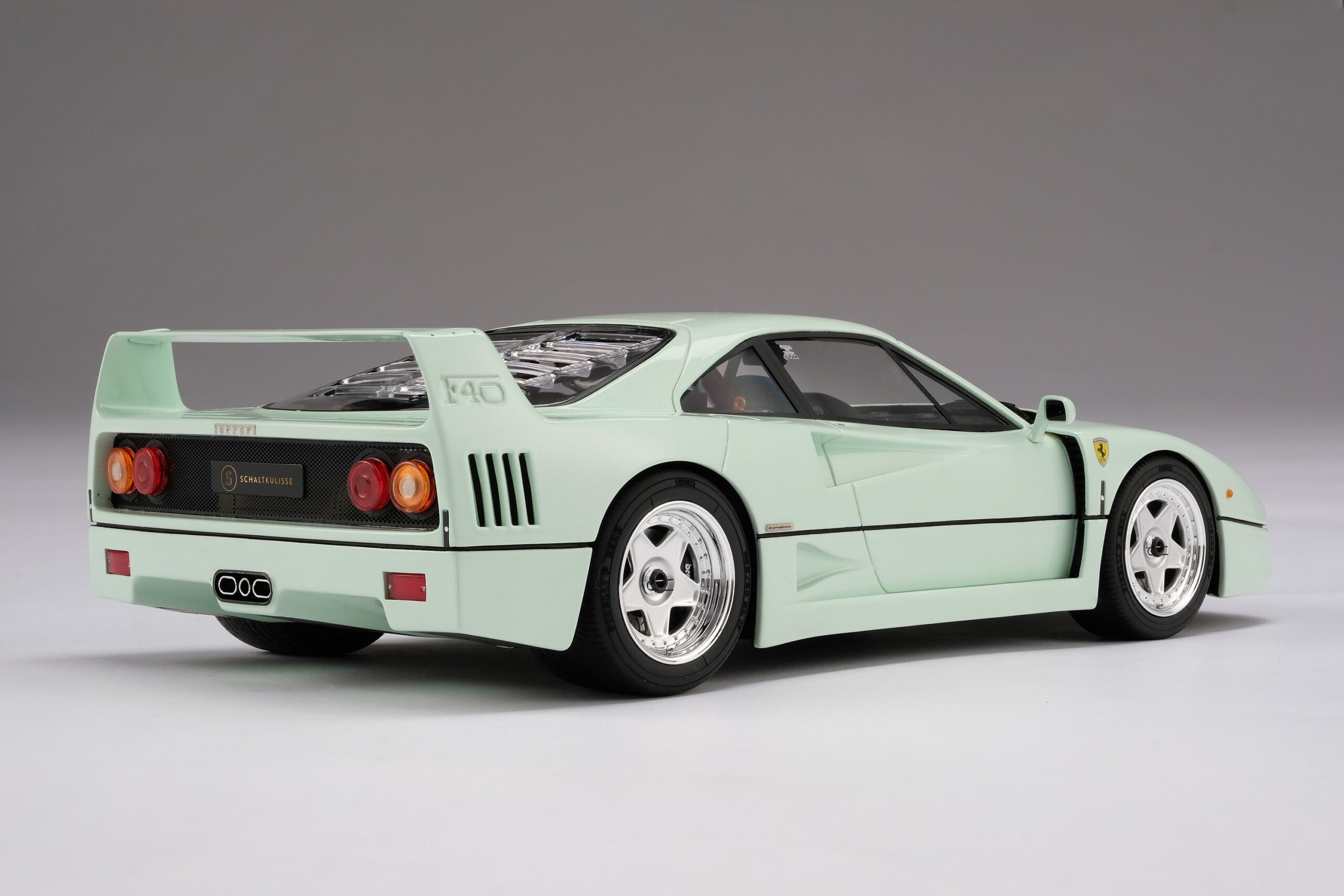 Amalgam Ferrari F40 Schaltkulisse 'Minty Forty' - Mintgrün | 1:18 - 画像13