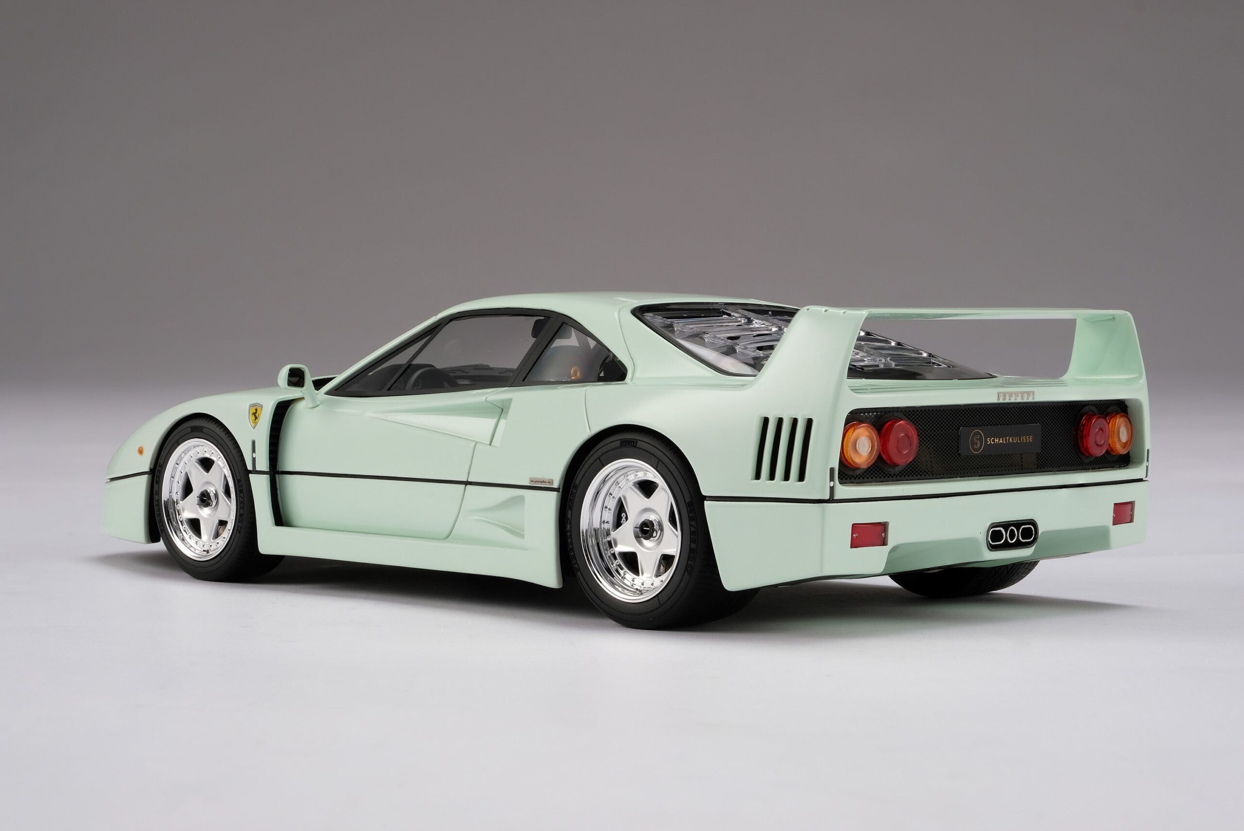 Amalgam Ferrari F40 Schaltkulisse 'Minty Forty' - Mintgrün | 1:18 - 画像15