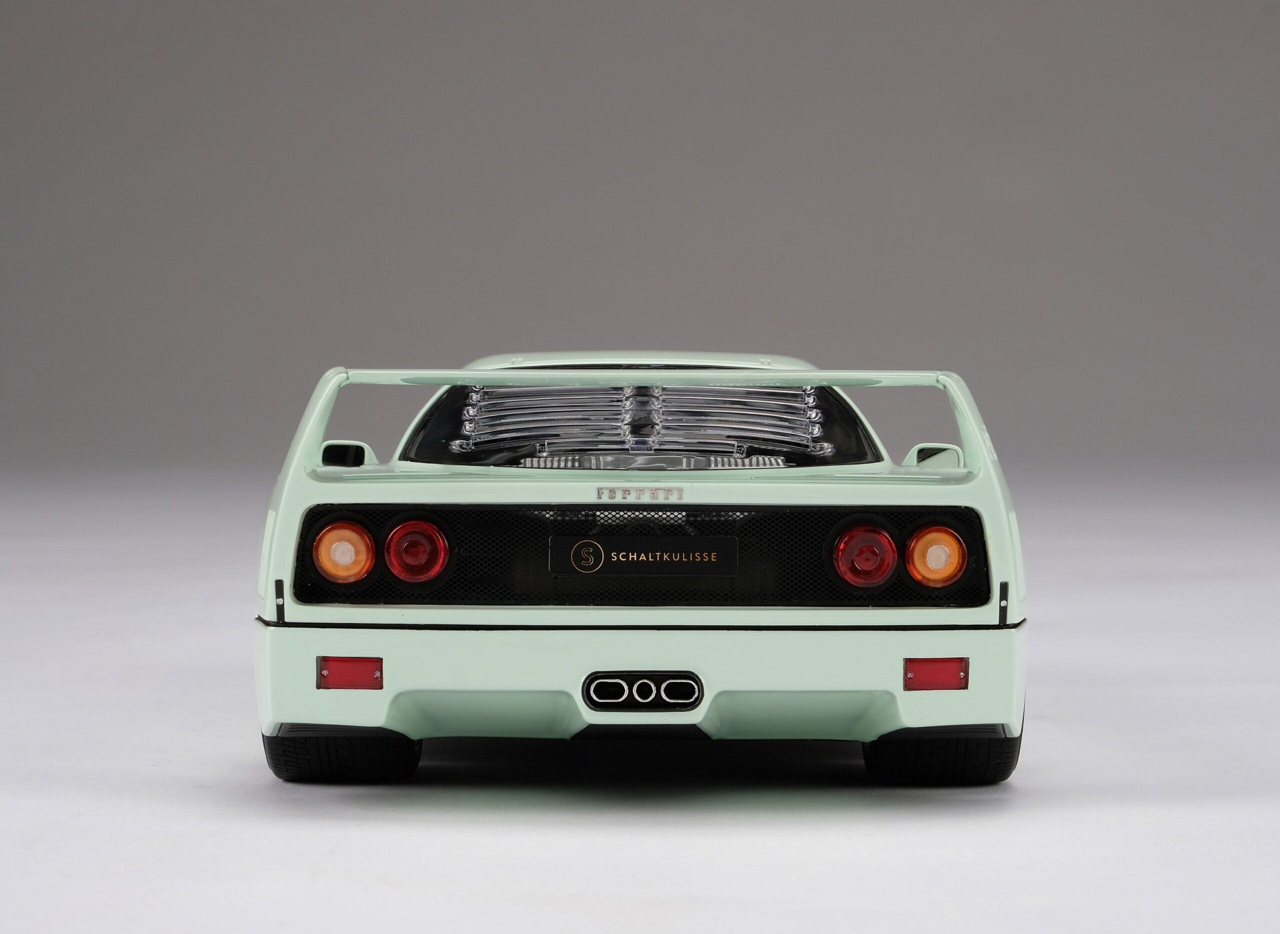 Amalgam Ferrari F40 Schaltkulisse 'Minty Forty' - Mintgrün | 1:18 - 画像14