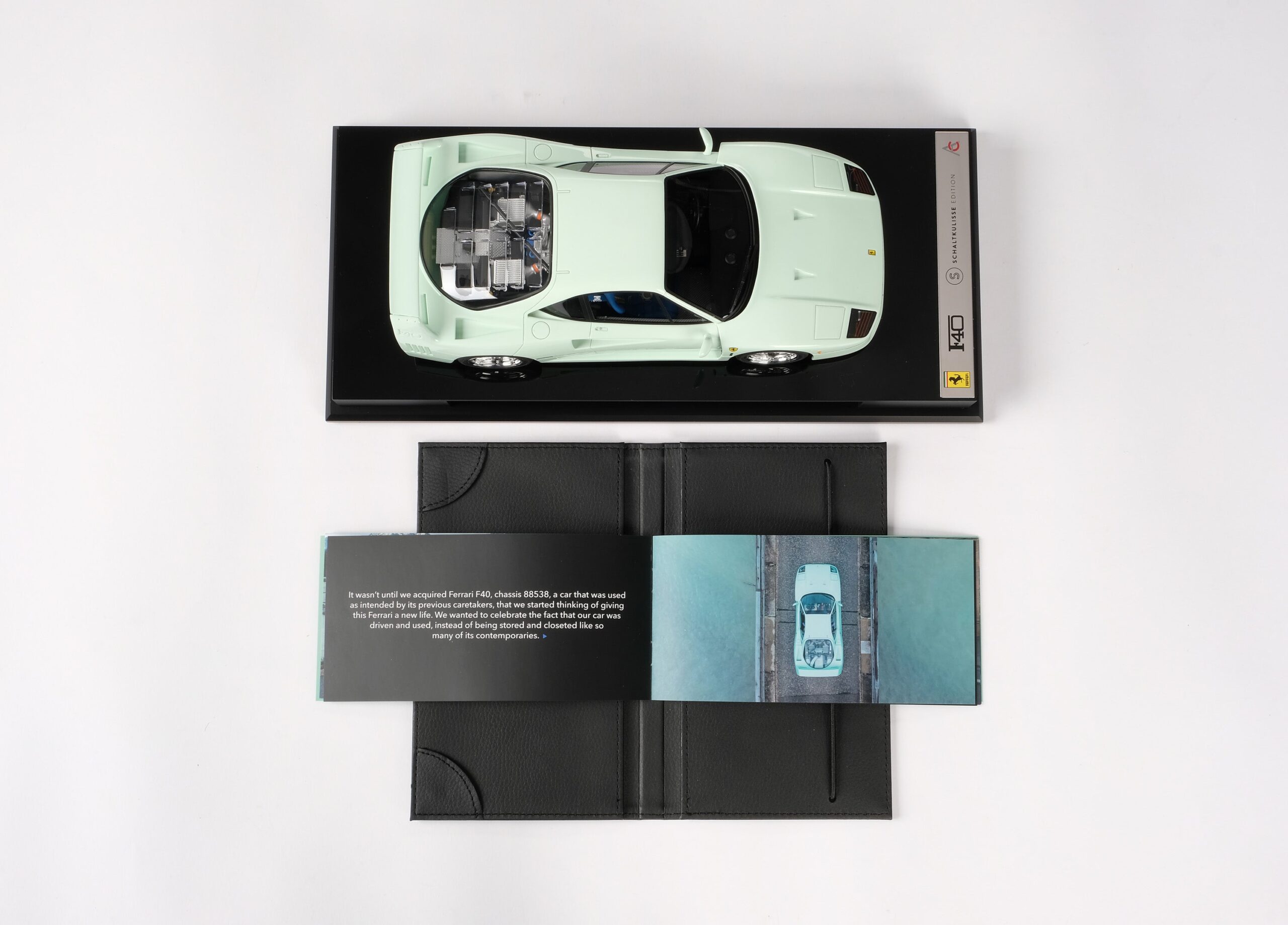 Amalgam Ferrari F40 Schaltkulisse 'Minty Forty' - Mintgrün | 1:18 - 画像19
