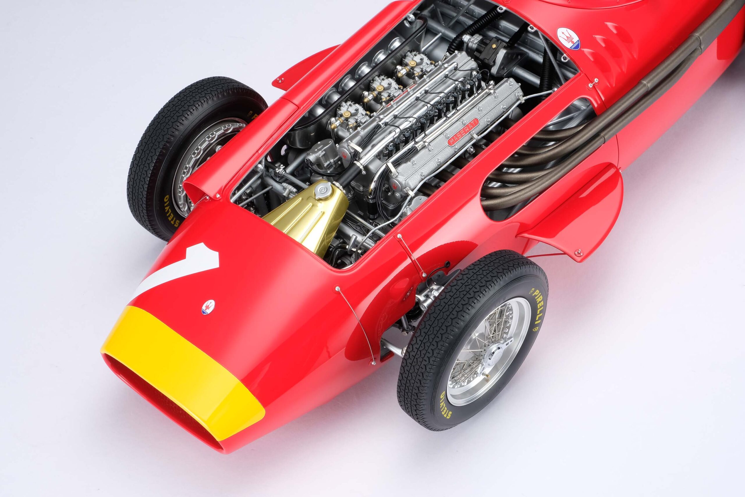 Amalgam Maserati 250F 1957 German Grand Prix - Juan Manuel Fangio - Rot | 1:8 - Imagen 36