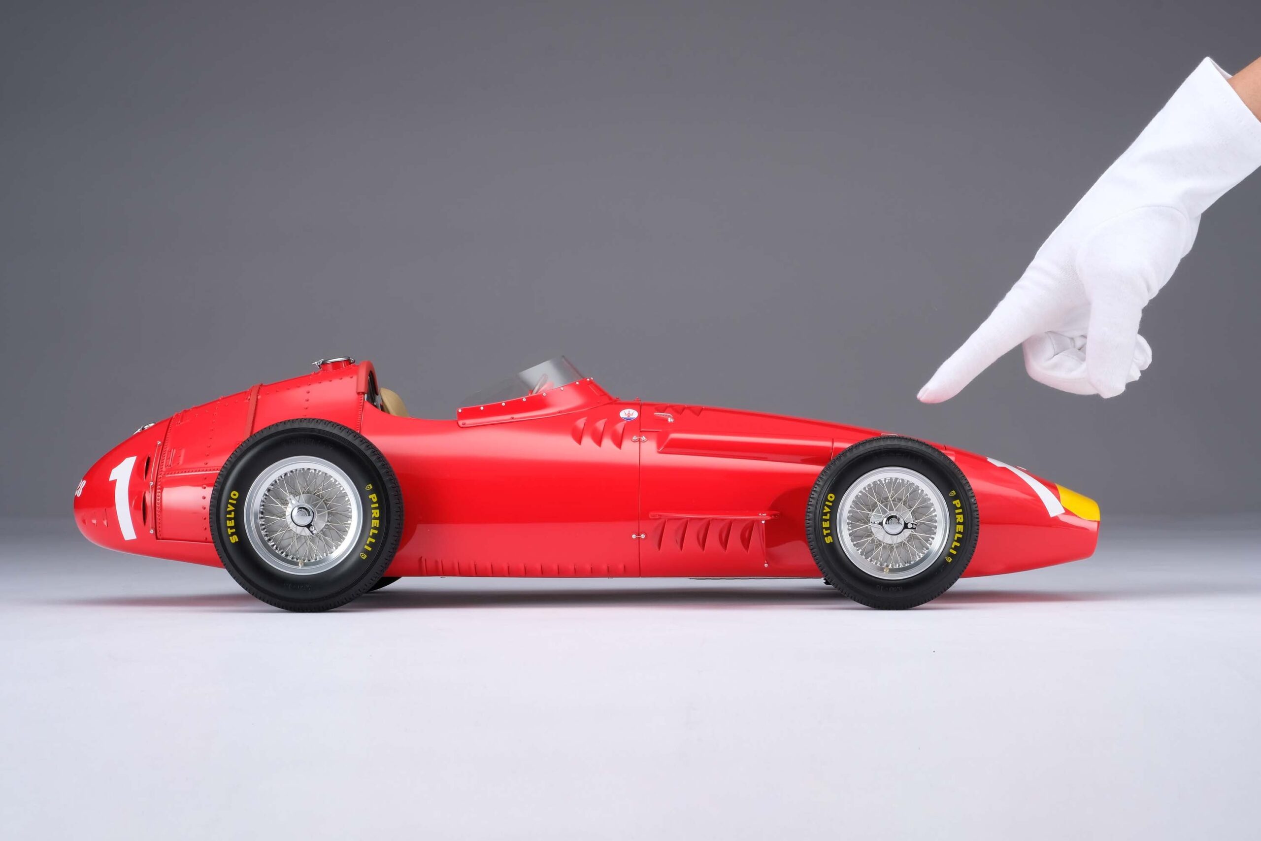 Amalgam Maserati 250F 1957 German Grand Prix - Juan Manuel Fangio - Rot | 1:8 - Imagen 5