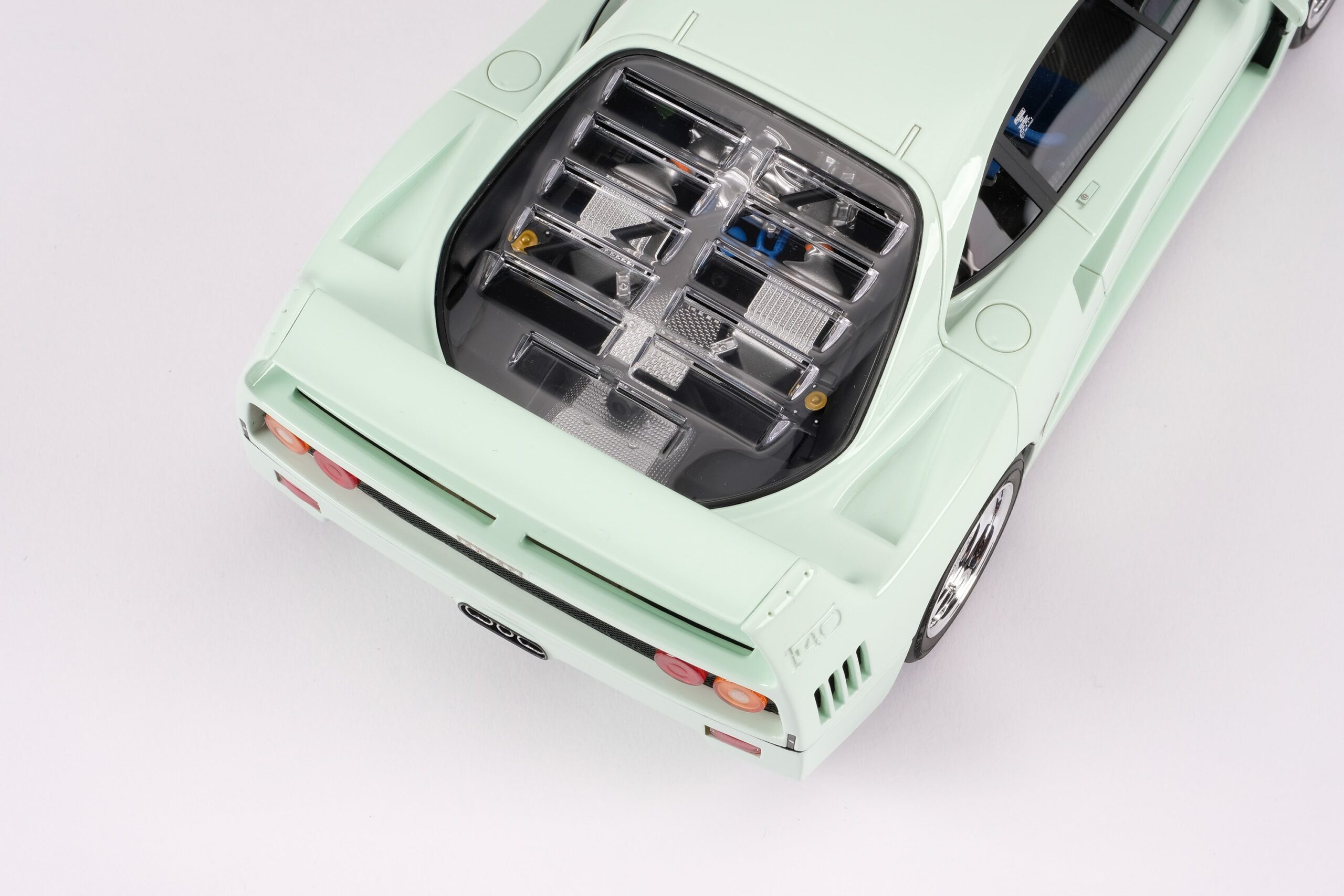 Amalgam Ferrari F40 Schaltkulisse 'Minty Forty' - Mintgrün | 1:18 - 画像20