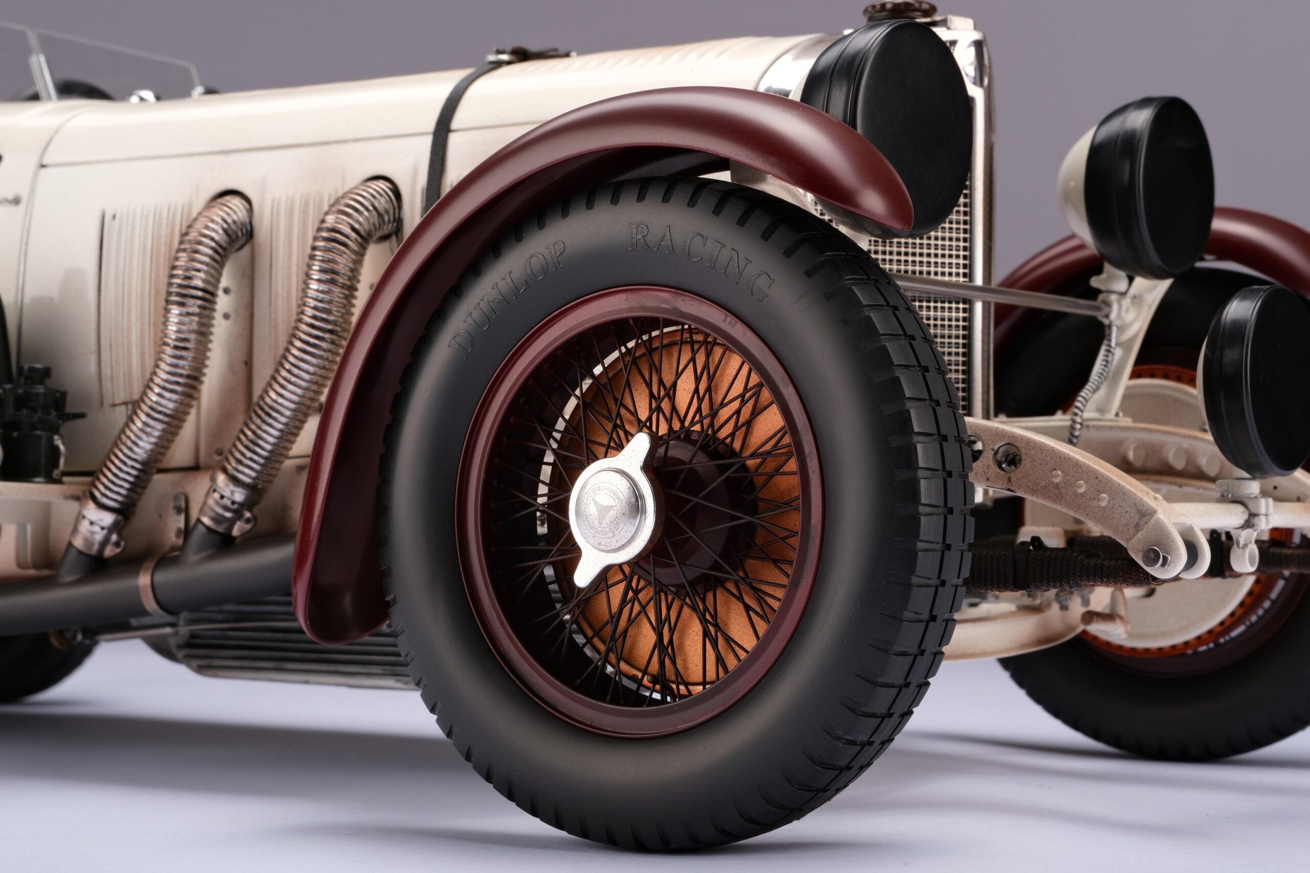 Amalgam Mercedes-Benz SSKL 1931 Mille Miglia Winner Patiniert - Weiß | 1:8 – Bild 12