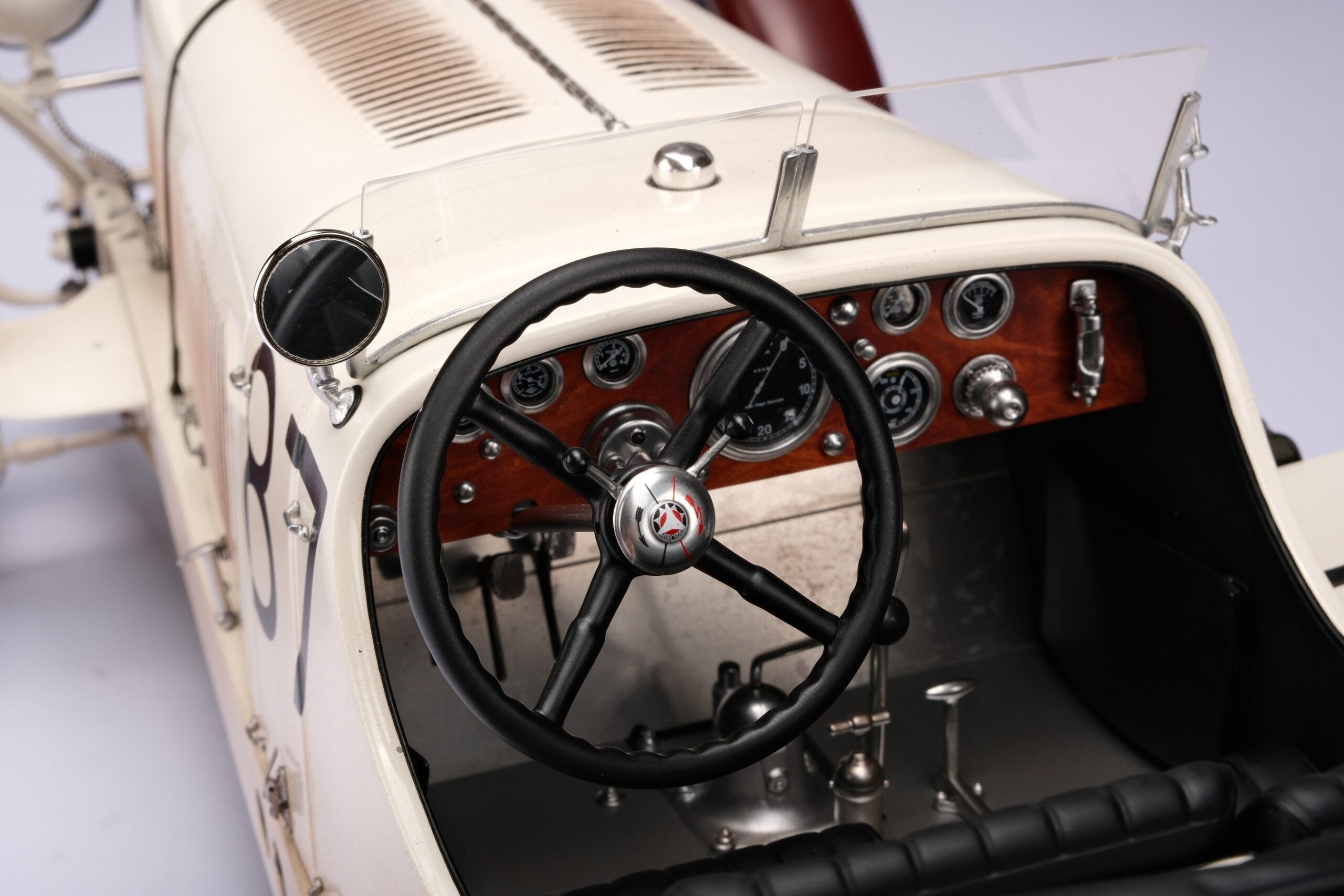 Amalgam Mercedes-Benz SSKL 1931 Mille Miglia Winner Patiniert - Weiß | 1:8 – Bild 10