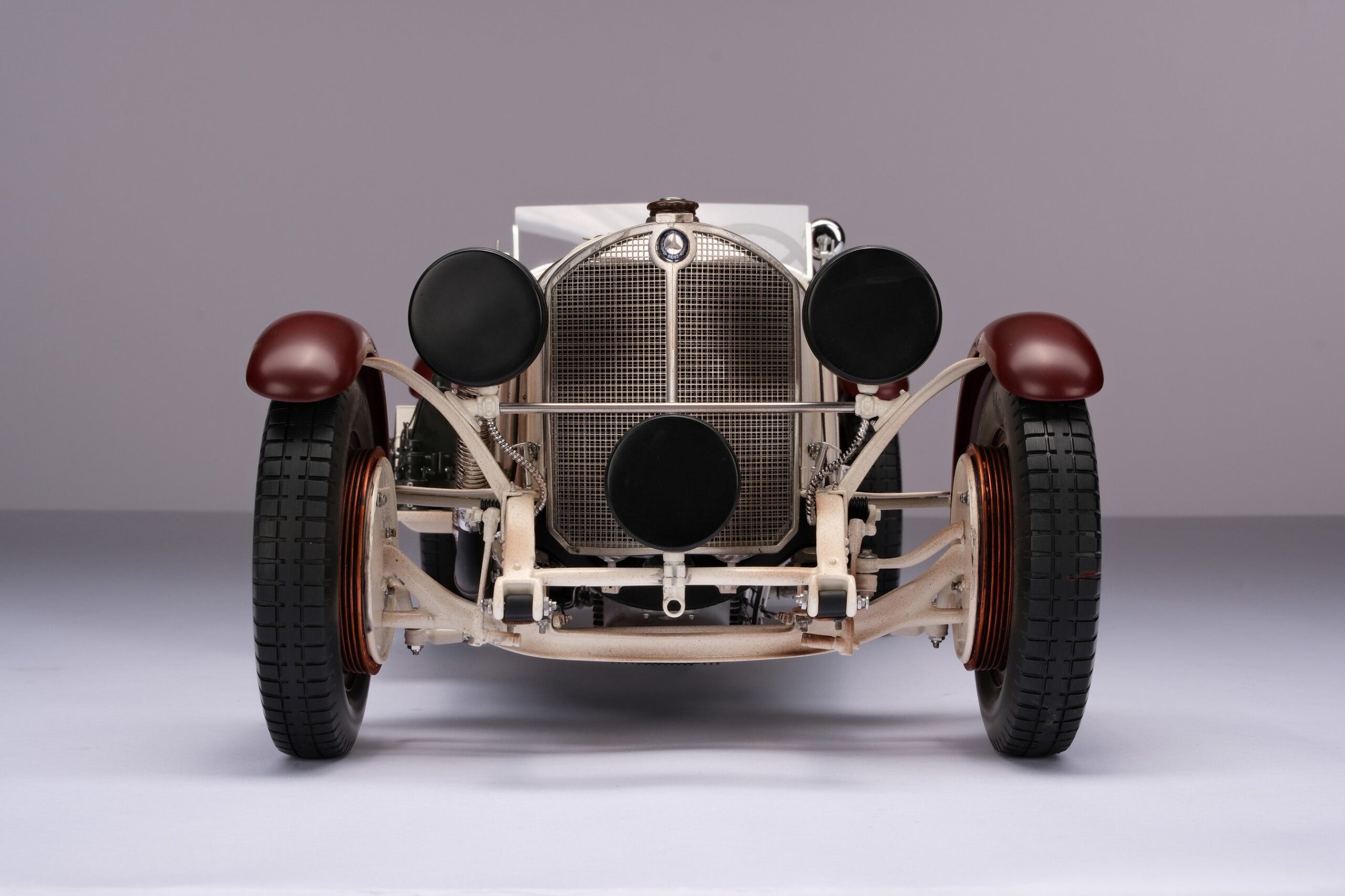 Amalgam Mercedes-Benz SSKL 1931 Mille Miglia Winner Patiniert - Weiß | 1:8 – Bild 7