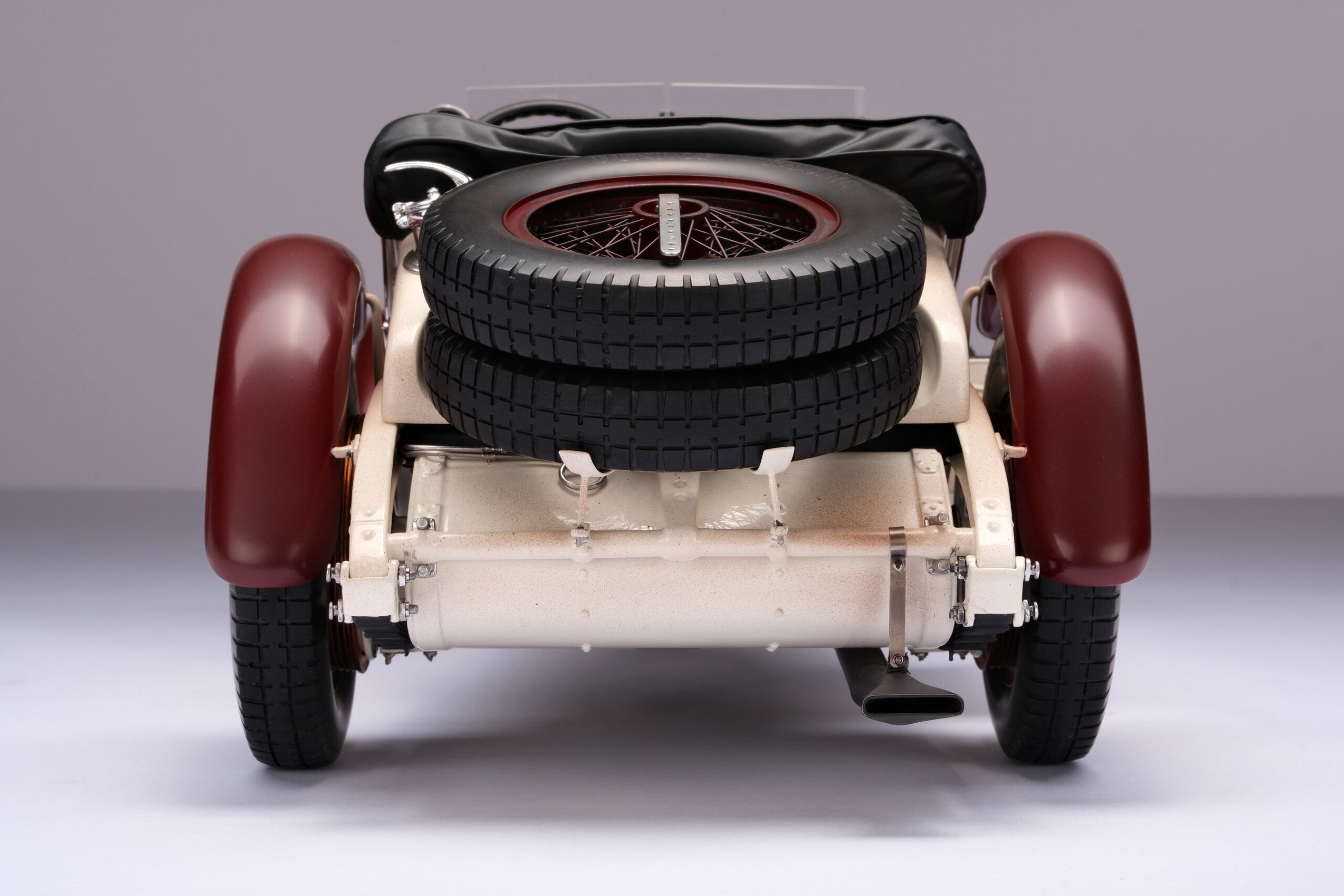 Amalgam Mercedes-Benz SSKL 1931 Mille Miglia Winner Patiniert - Weiß | 1:8 – Bild 9