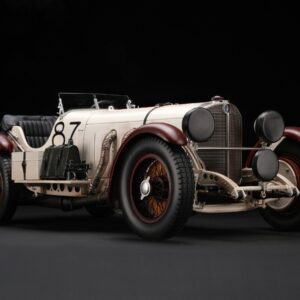 Amalgam Mercedes-Benz SSKL 1931 Mille Miglia Winner Patiniert - Weiß | 1:8