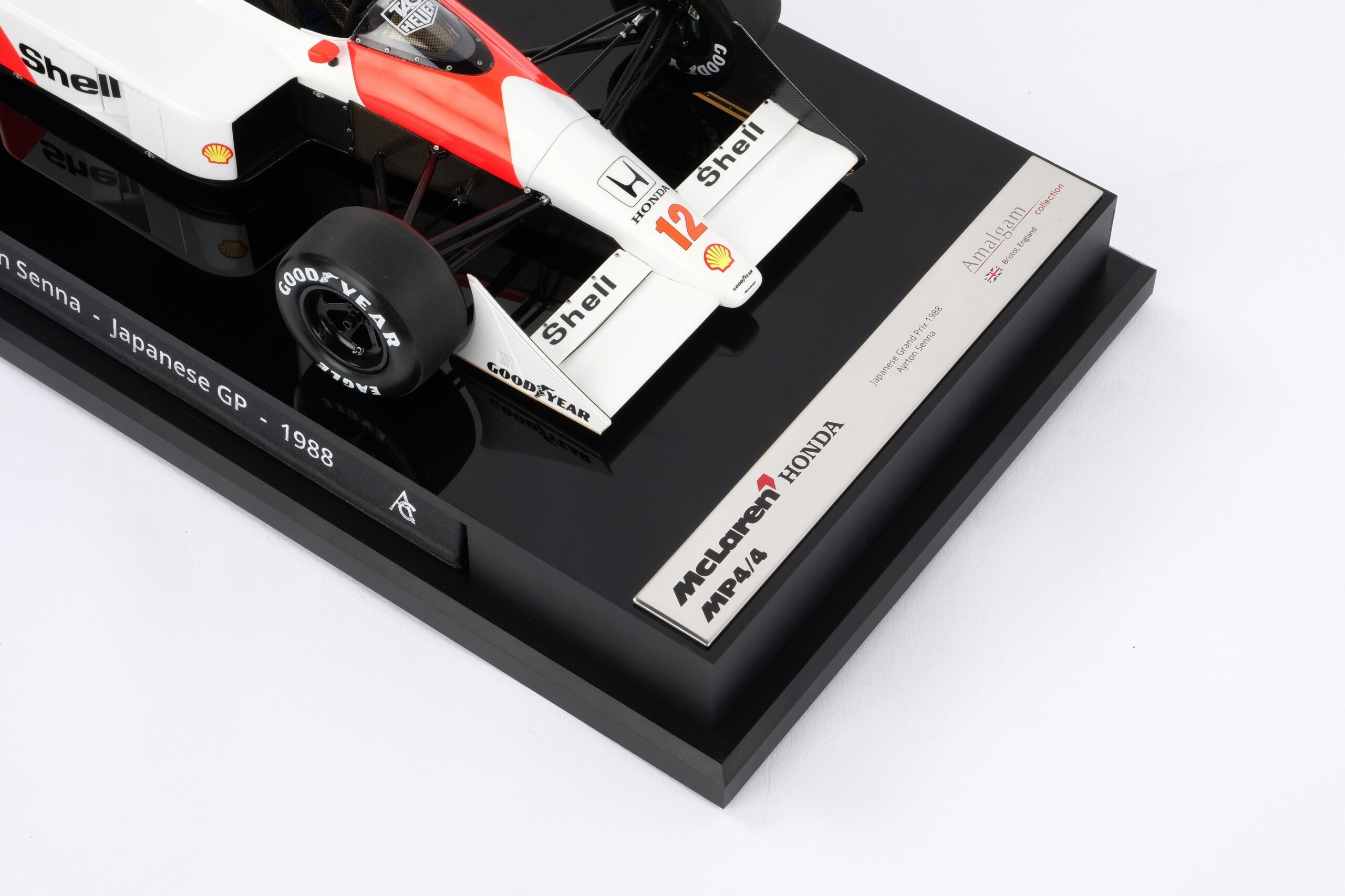 Amalgam McLaren MP4/4 1988 Japanese GP Ayrton Senna - Weiß / Rot | 1:18 - Image 18