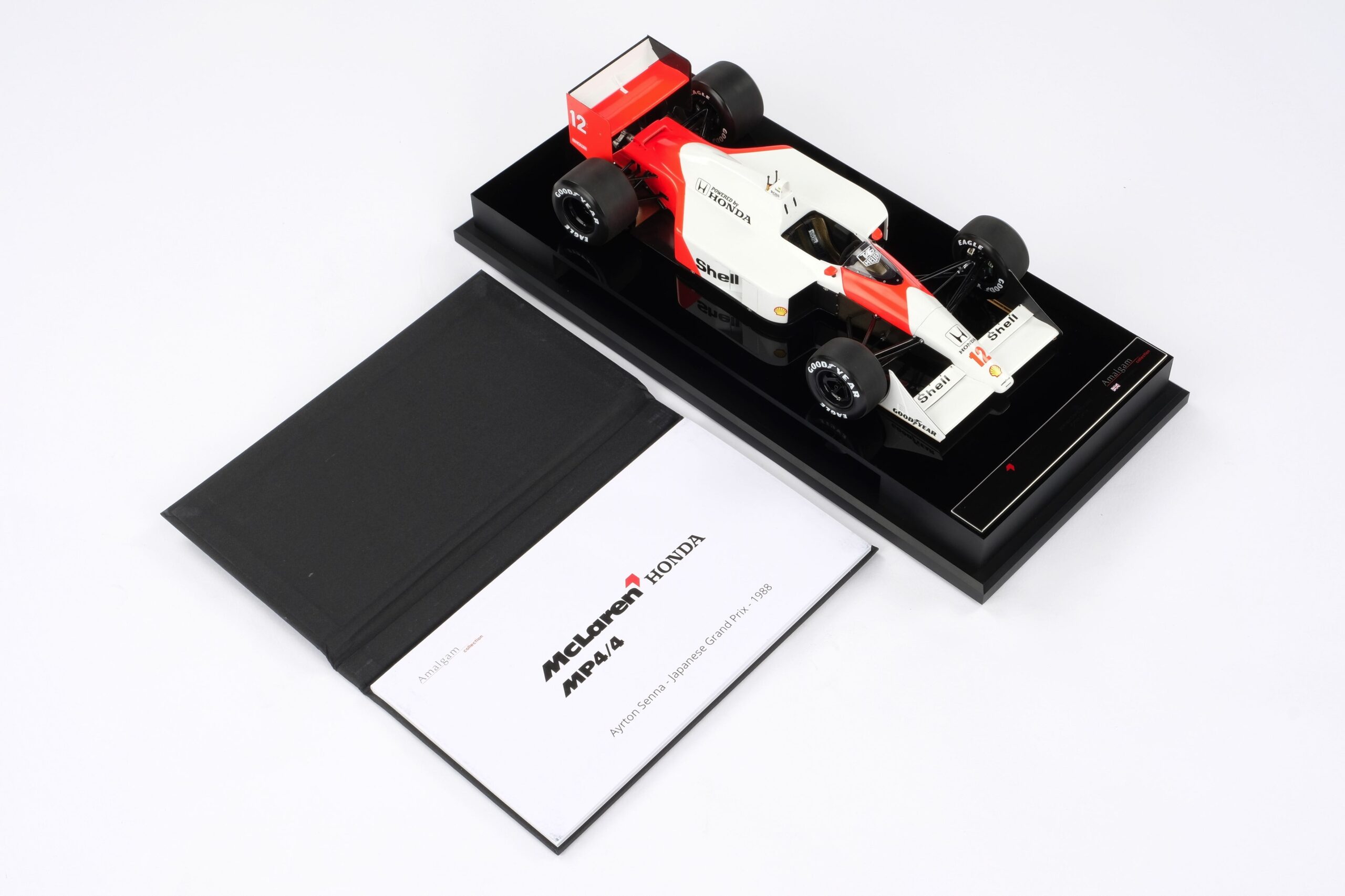 Amalgam McLaren MP4/4 1988 Japanese GP Ayrton Senna - Weiß / Rot | 1:18 - Image 19