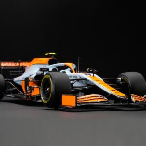 Amalgam McLaren MCL35M 2021 Monaco Grand Prix - Hellblau/Orange | 1:18