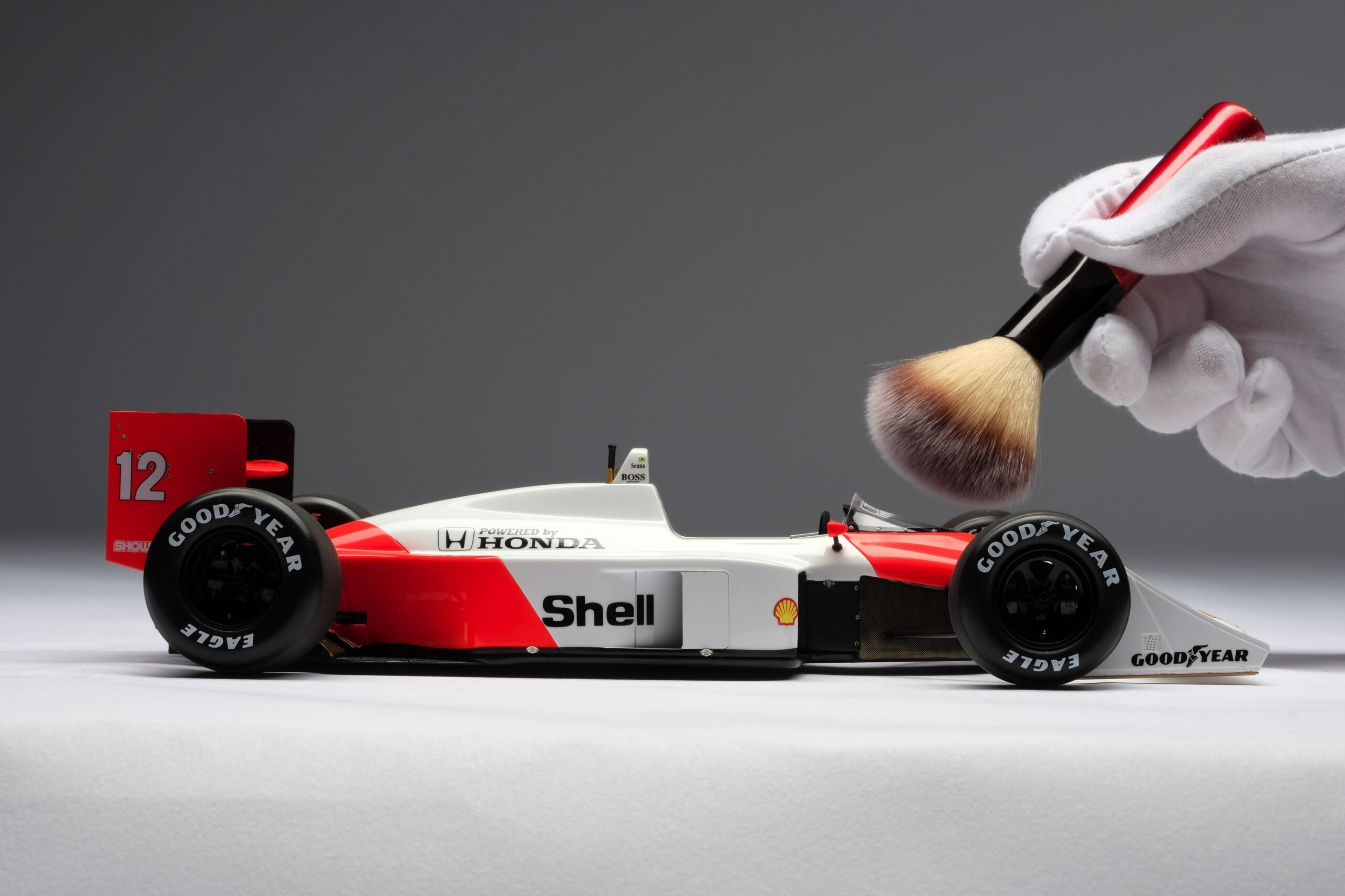 Amalgam McLaren MP4/4 1988 Japanese GP Ayrton Senna - Weiß / Rot | 1:18 - Image 3