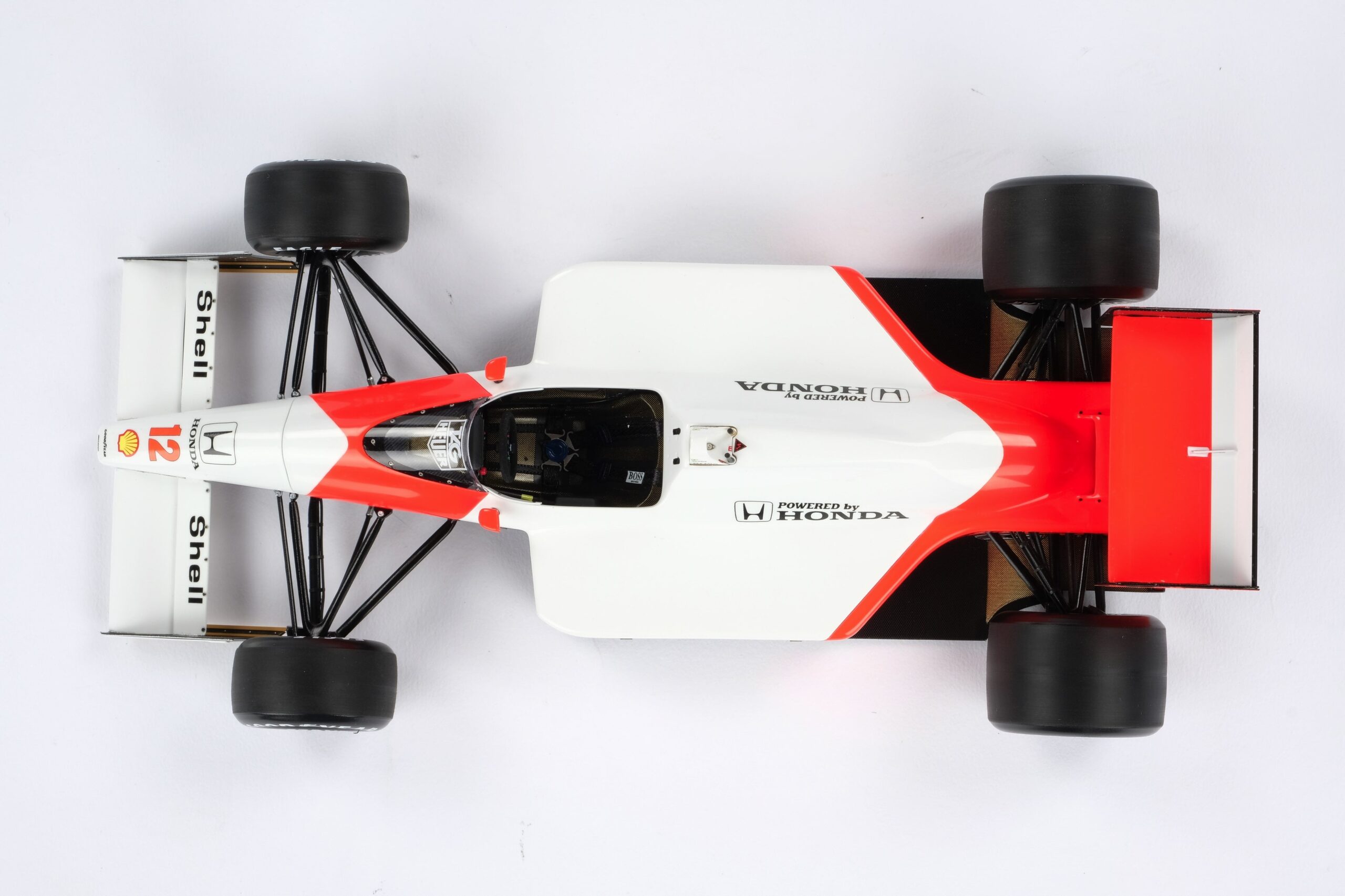 Amalgam McLaren MP4/4 1988 Japanese GP Ayrton Senna - Weiß / Rot | 1:18 - Image 8