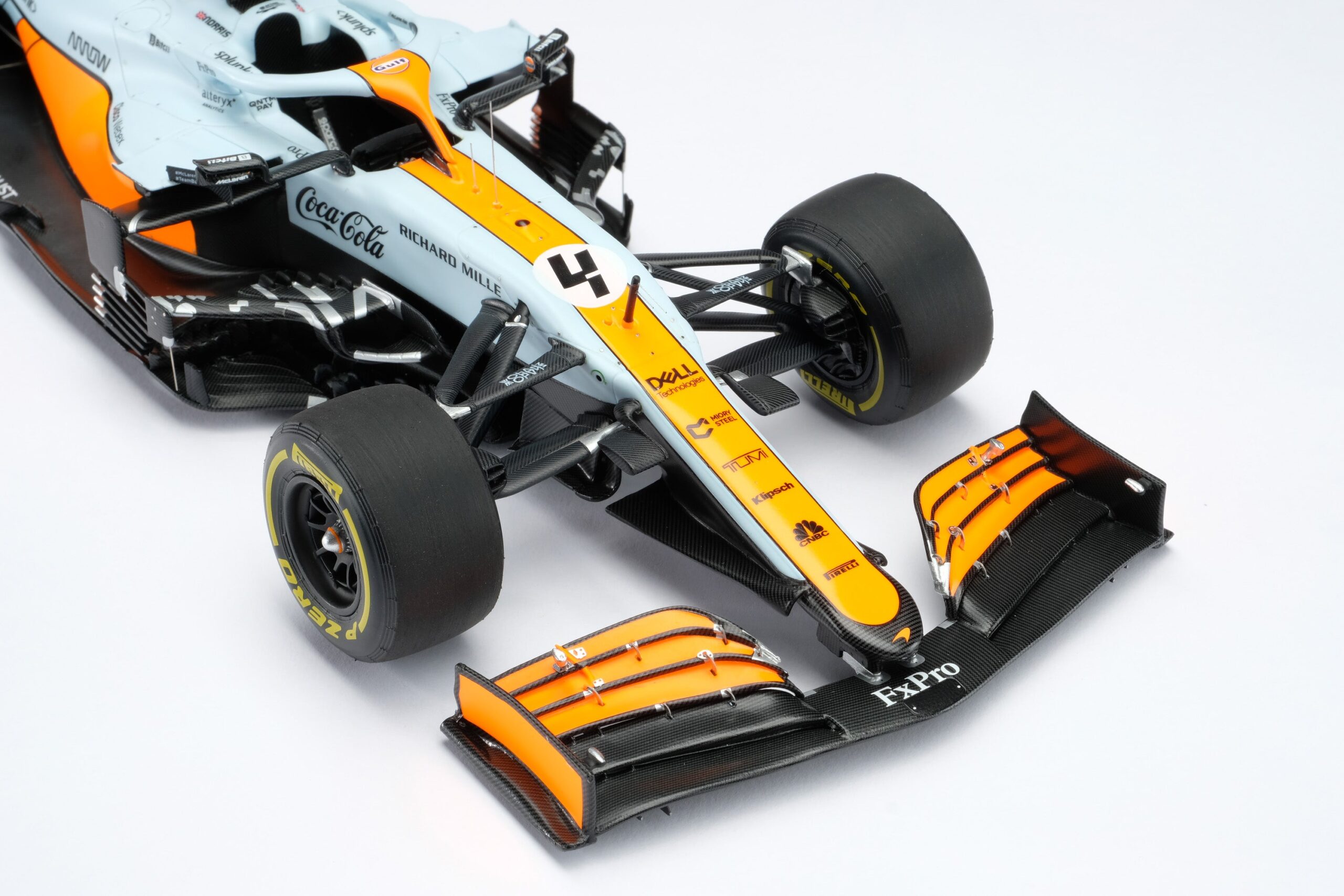 Amalgam McLaren MCL35M 2021 Monaco Grand Prix - Hellblau/Orange | 1:18 - Immagine 26