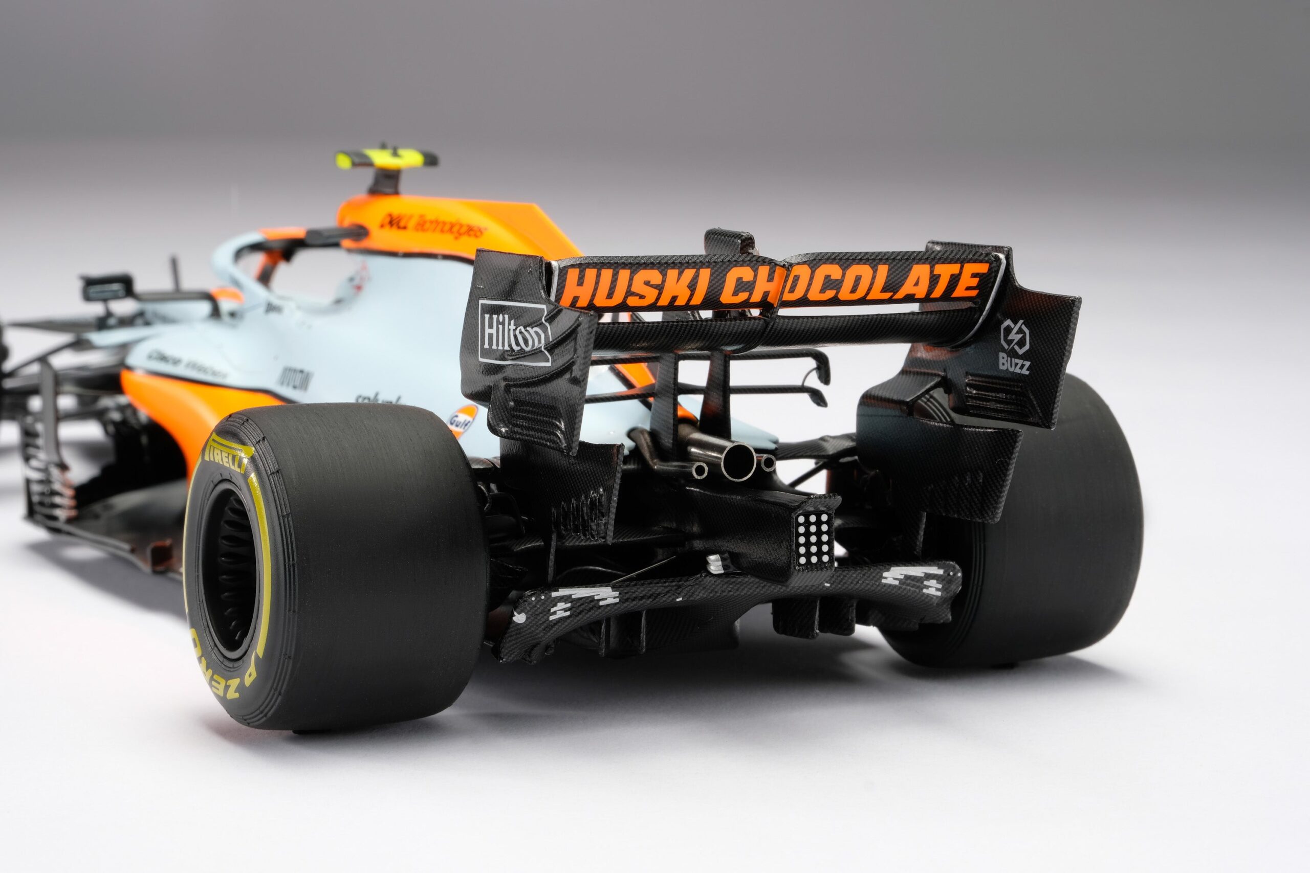 Amalgam McLaren MCL35M 2021 Monaco Grand Prix - Hellblau/Orange | 1:18 - Immagine 36