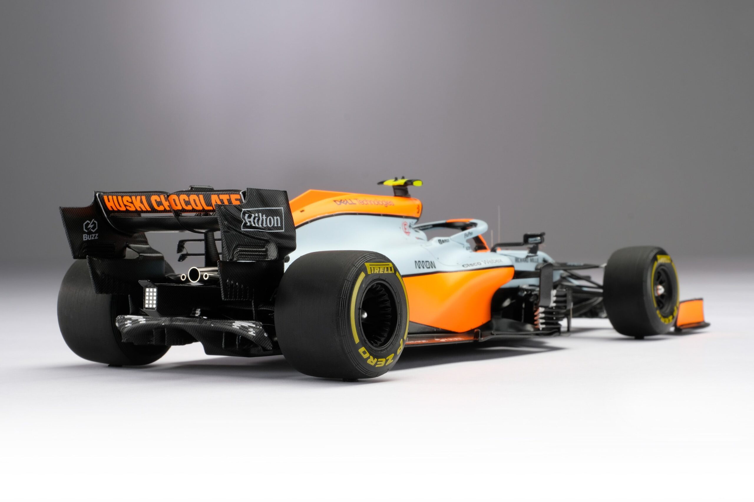 Amalgam McLaren MCL35M 2021 Monaco Grand Prix - Hellblau/Orange | 1:18 - Immagine 37