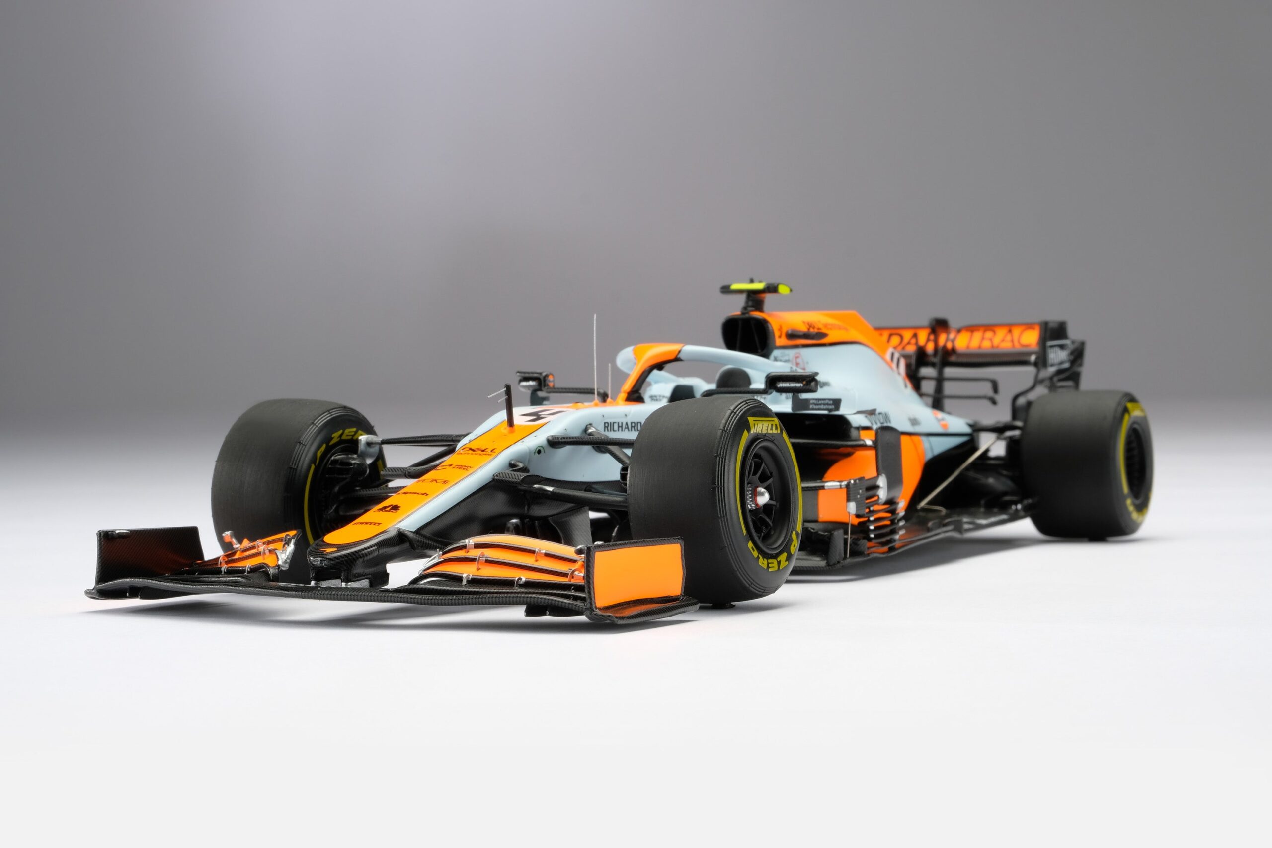 Amalgam McLaren MCL35M 2021 Monaco Grand Prix - Hellblau/Orange | 1:18 - Immagine 25
