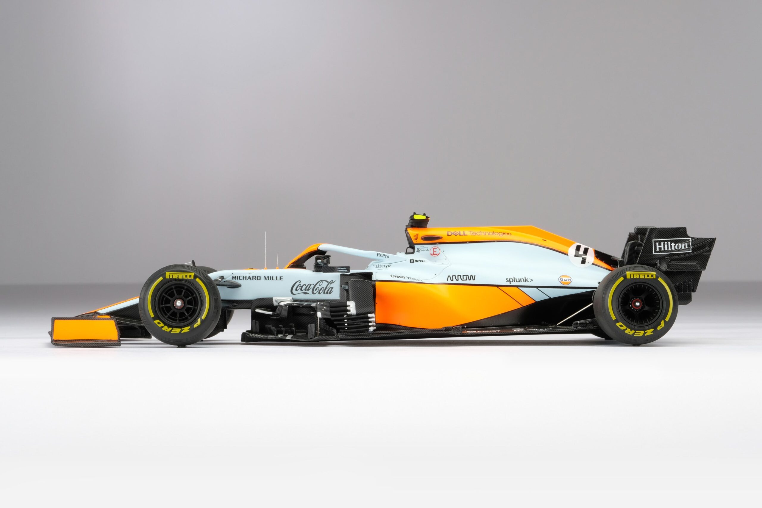 Amalgam McLaren MCL35M 2021 Monaco Grand Prix - Hellblau/Orange | 1:18 - Immagine 32
