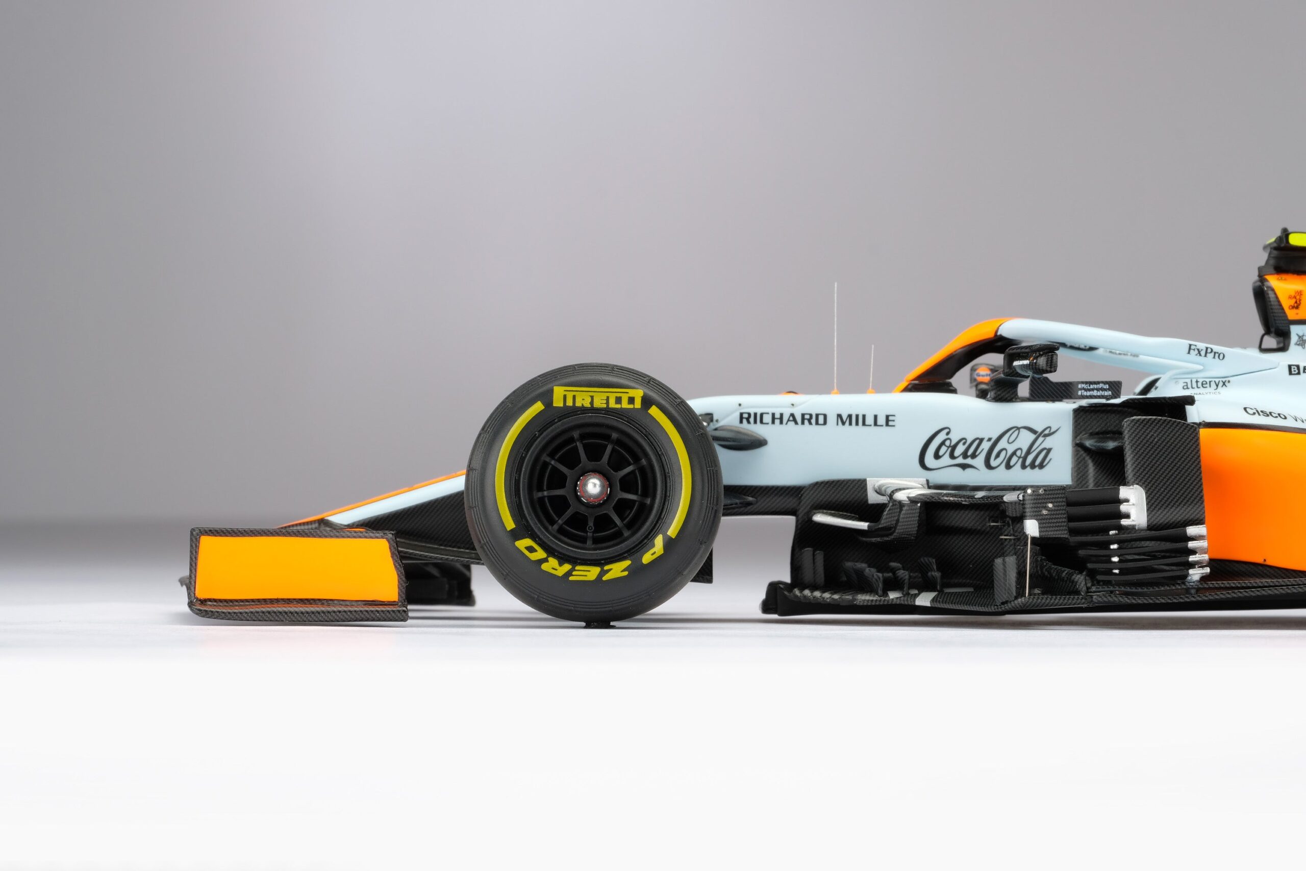 Amalgam McLaren MCL35M 2021 Monaco Grand Prix - Hellblau/Orange | 1:18 - Immagine 33