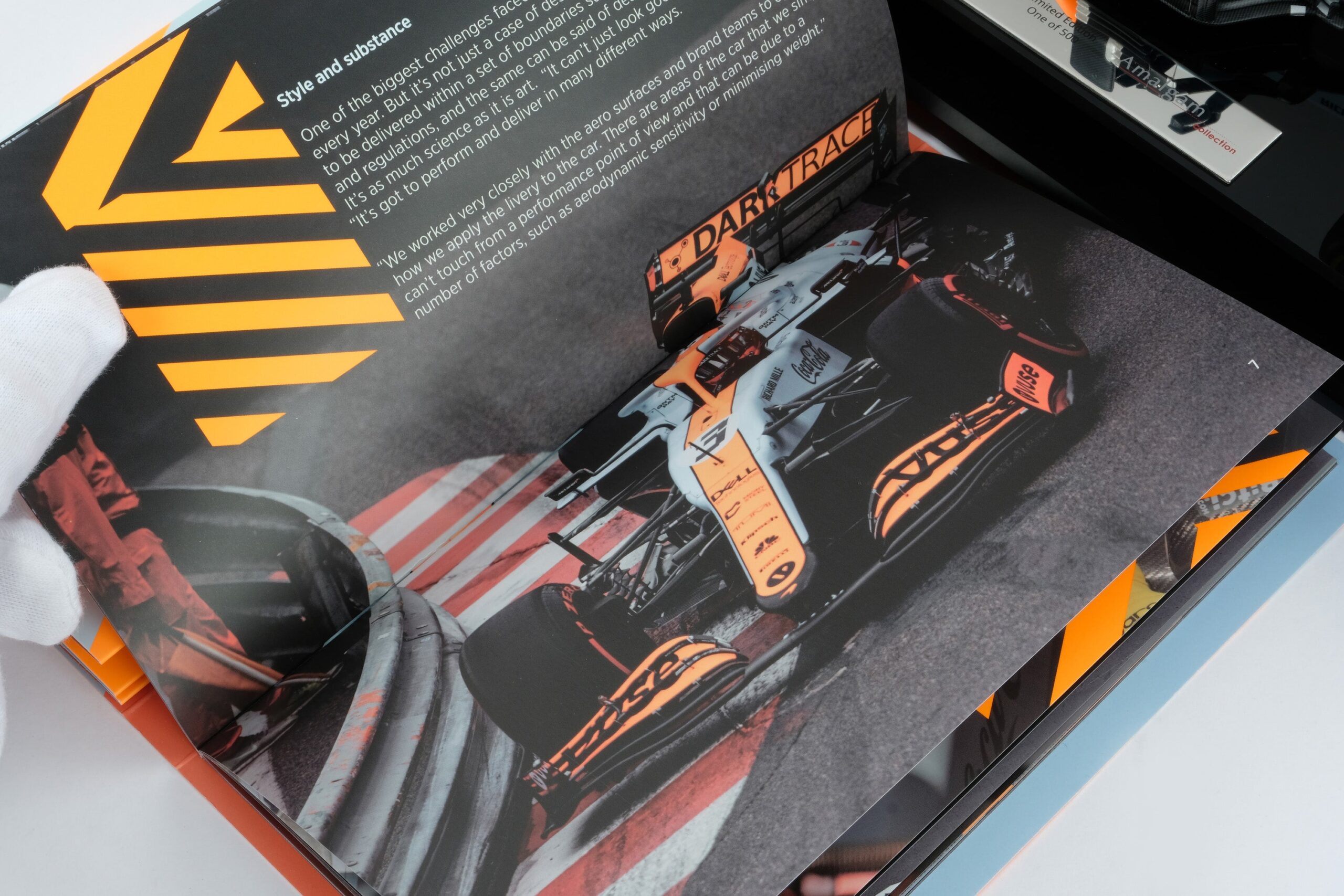 Amalgam McLaren MCL35M 2021 Monaco Grand Prix - Hellblau/Orange | 1:18 - Immagine 40