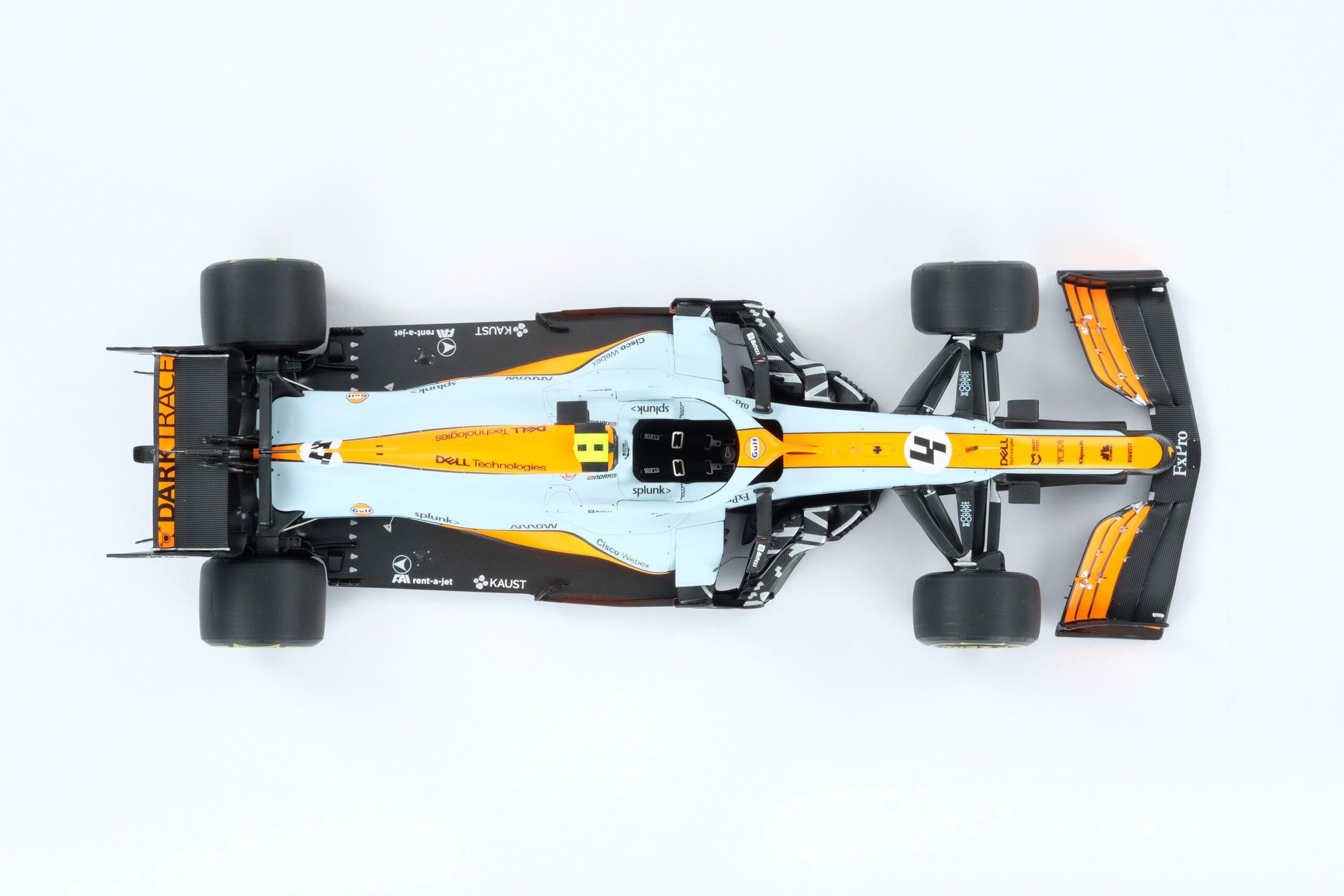 Amalgam McLaren MCL35M 2021 Monaco Grand Prix - Hellblau/Orange | 1:18 - Immagine 41