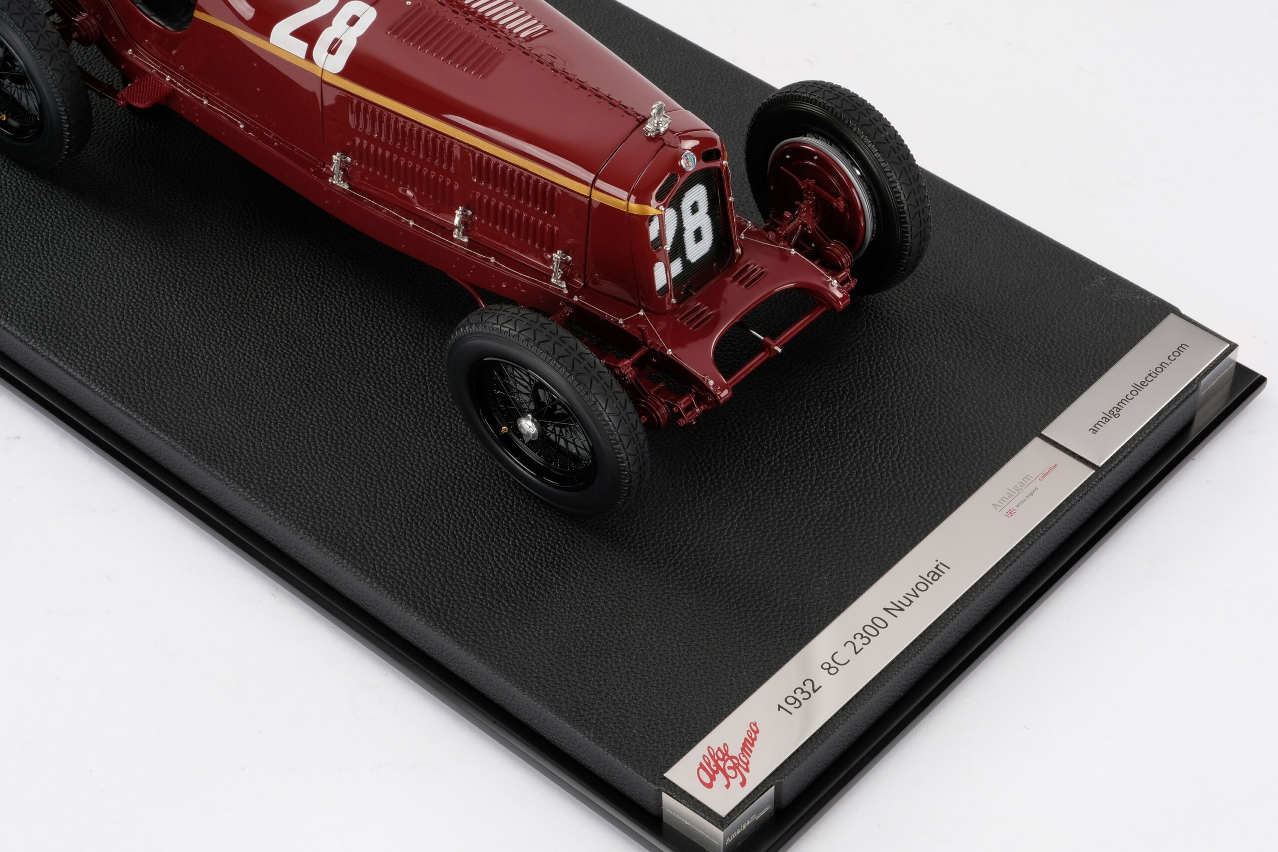 Amalgam Alfa Romeo 8C 2300 "Monza" 1932 Monaco Grand Prix Winner - Tazio Nuvolari - Rot | 1:8 - Image 23
